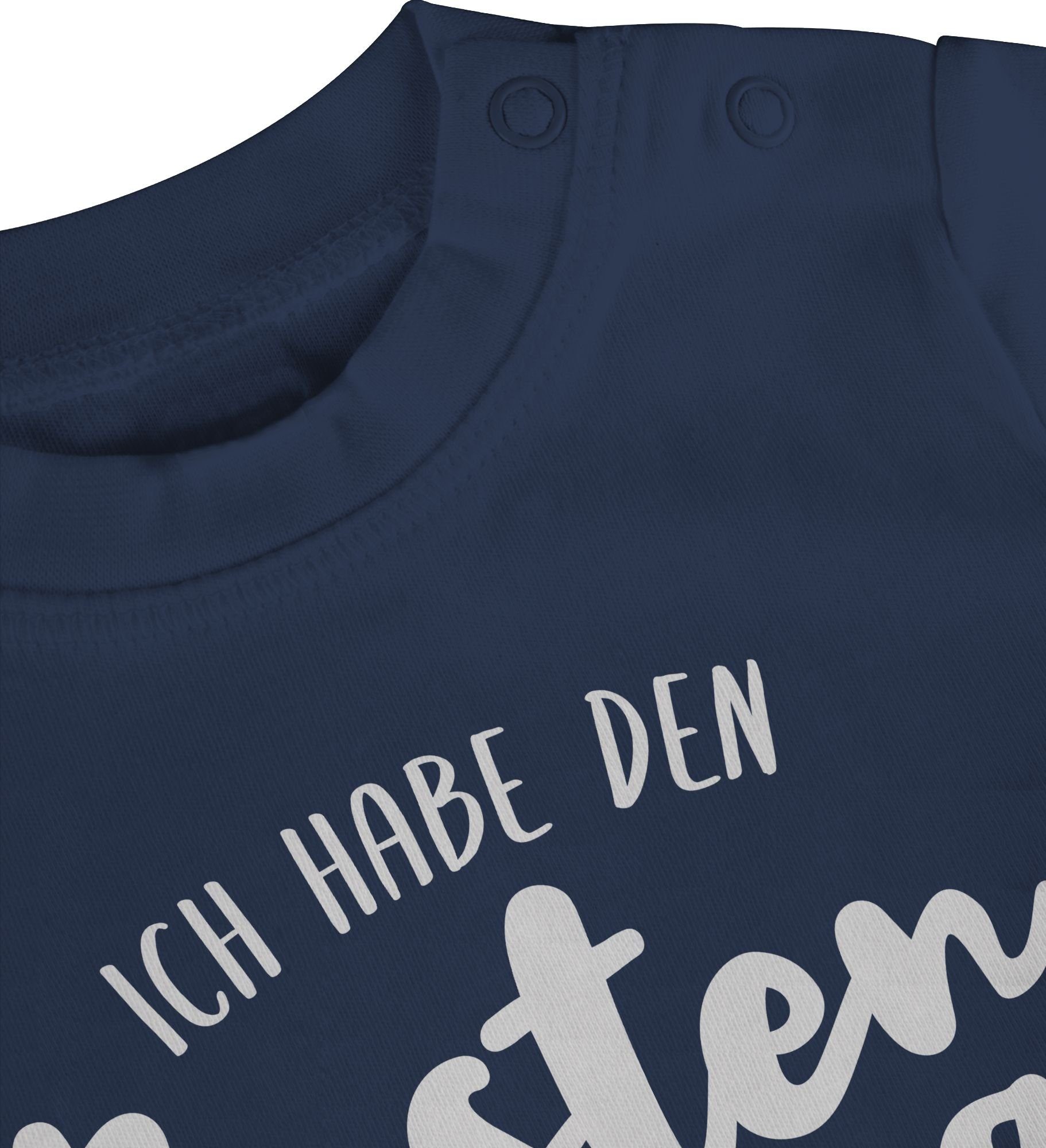 der besten Shirtracer Blau T-Shirt Navy habe 1 Geschenk den Welt Papa Baby Vatertag Ich