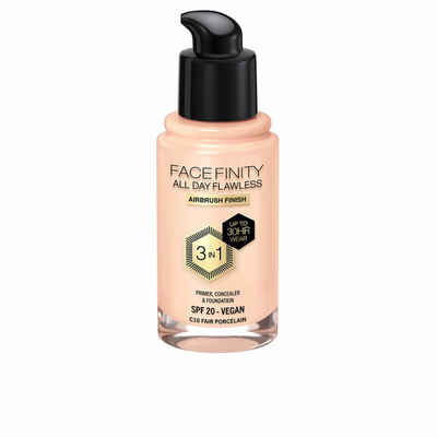 MAX FACTOR Foundation Facefinity All Day Flawless 3 In 1 Foundation C10-Fair Porcelain 30ml