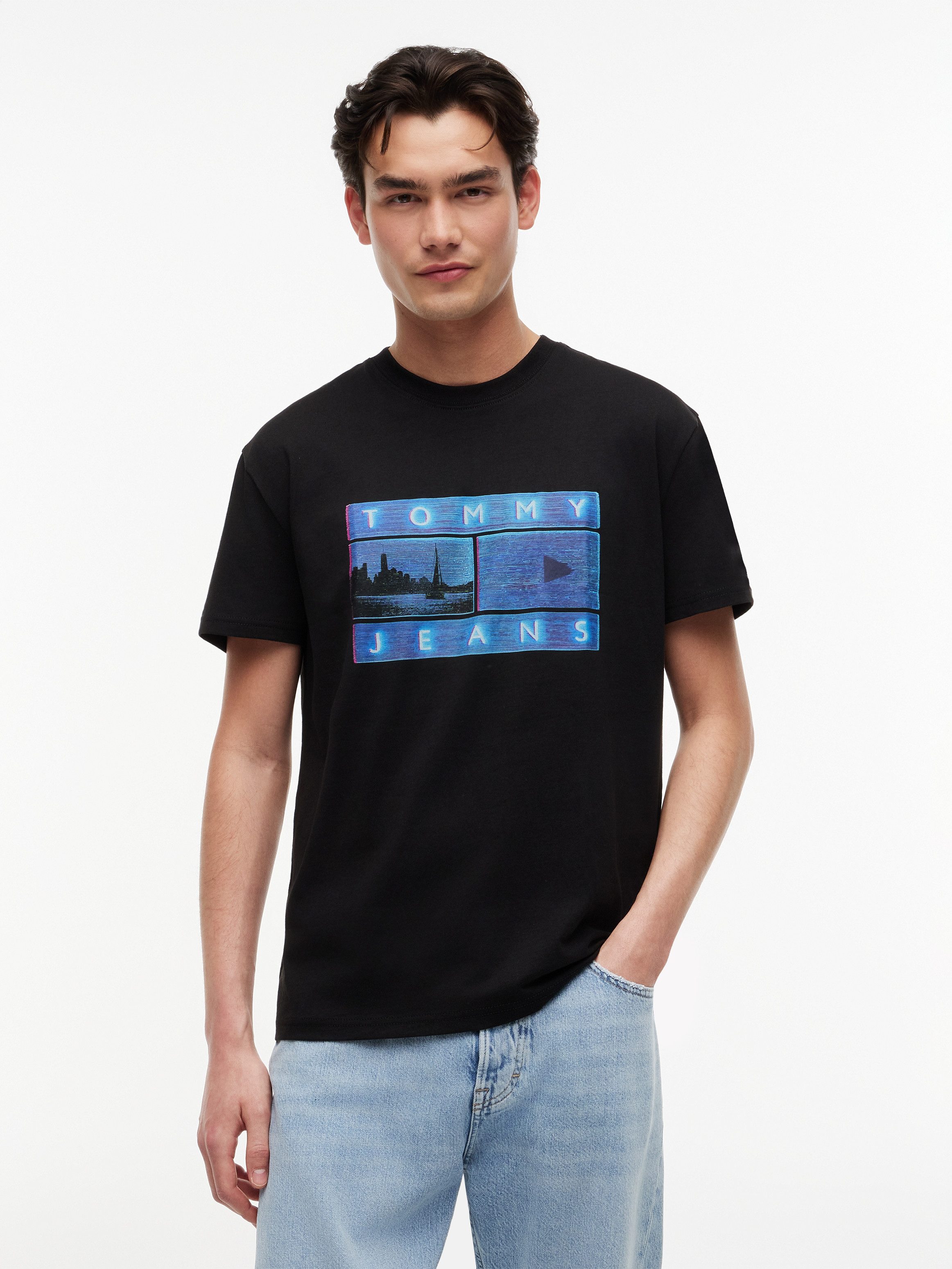 Tommy Jeans T-Shirt TJM REGULAR PHOTO FLAG