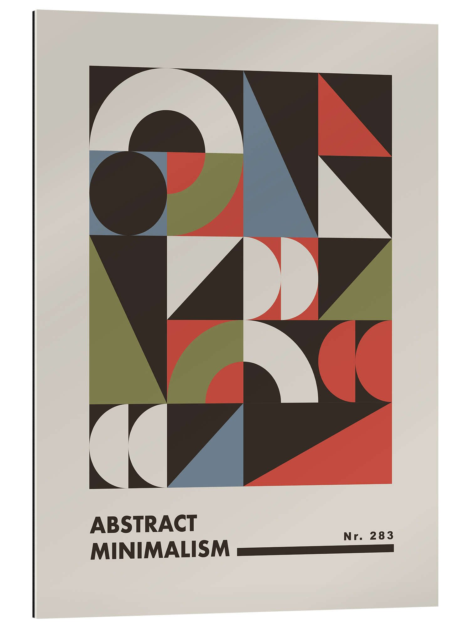 Posterlounge XXL-Wandbild Exhibition Posters, Bauhaus Abstract Minimalism, Wohnzimmer Mid-Century Modern Illustration