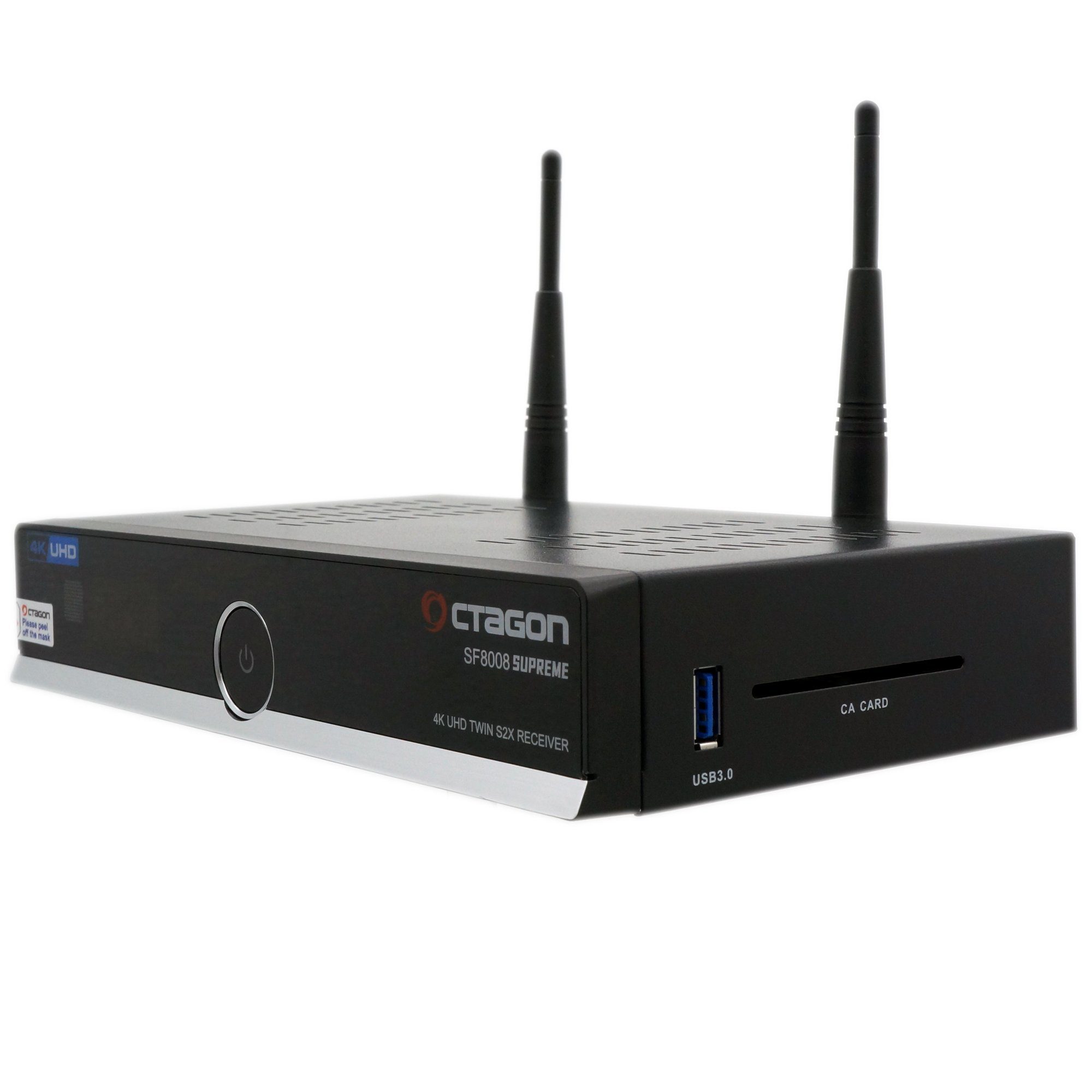 OCTAGON Octagon SF8008 4K TWIN SUPREME V3 UHD E2 2xDVB-S2X PVR Sat Receiver SAT-Receiver – Bild 3 von 5
