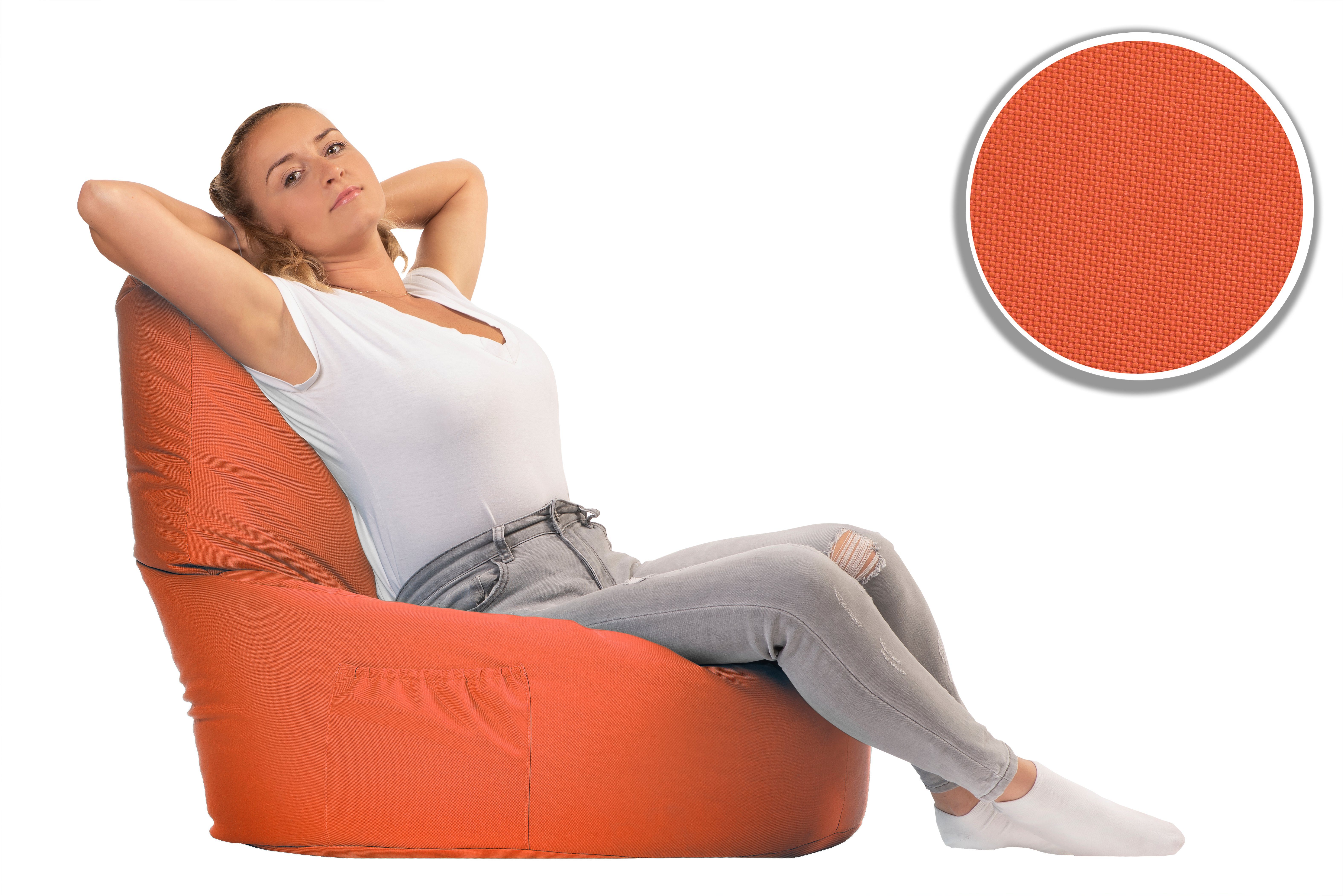 sunnypillow Sitzsack Gaming Sitzsack XXL mit Styropor Füllung für Kinder & Erwachsene