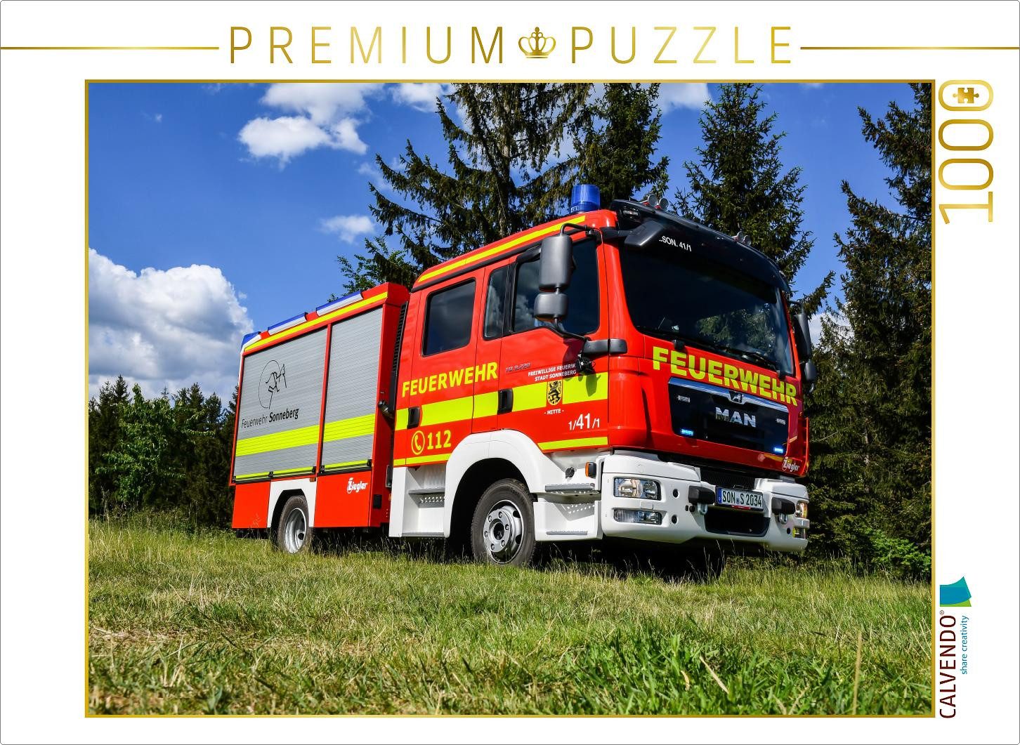 CALVENDO Puzzle CALVENDO Puzzle Ziegler TSF-W Sonneberg Volunteer Fire Department – Ce, 1000 Puzzleteile