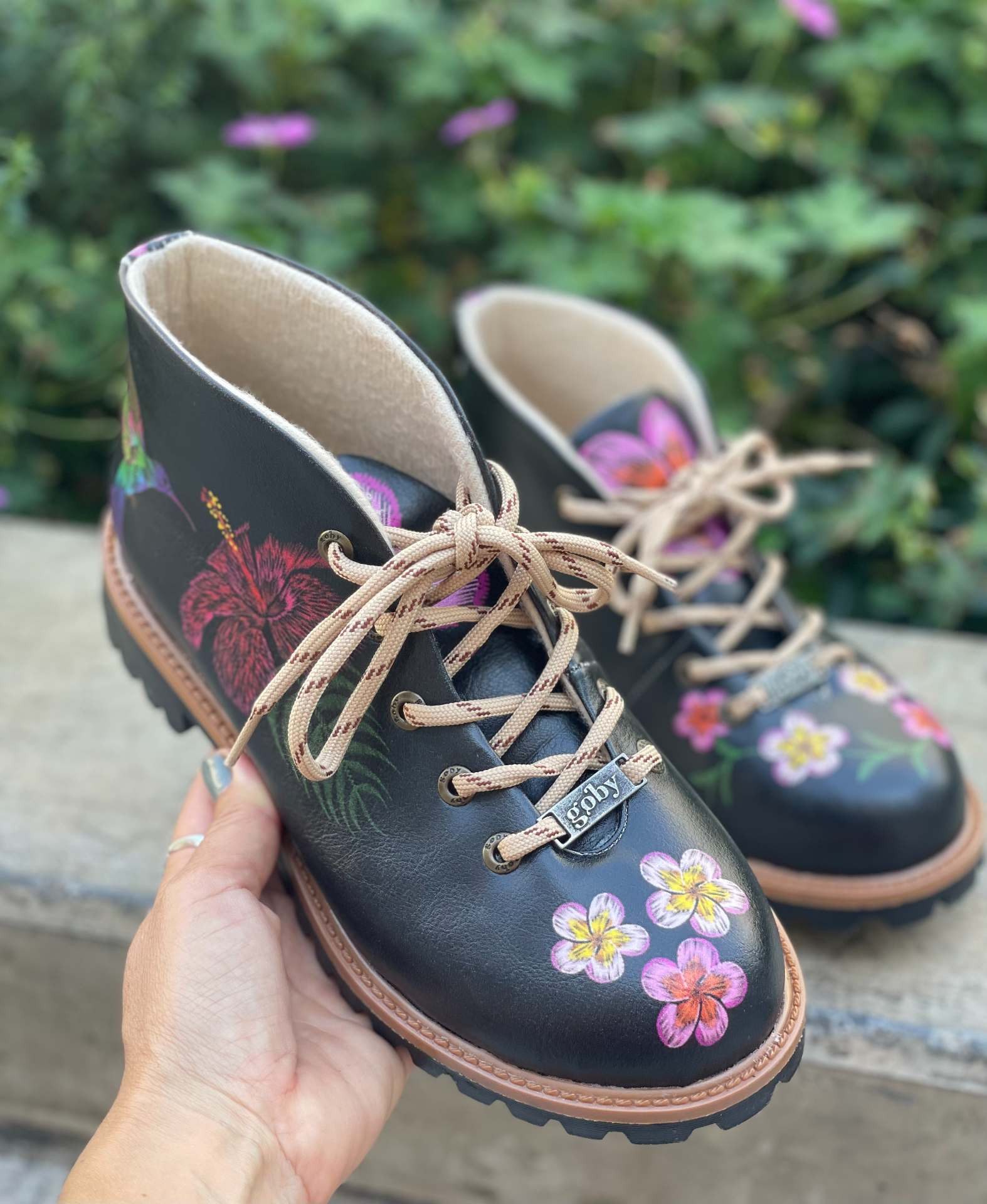 LaMarta Gobi Ankle Boots mit Blumen Ankleboots günstig online kaufen