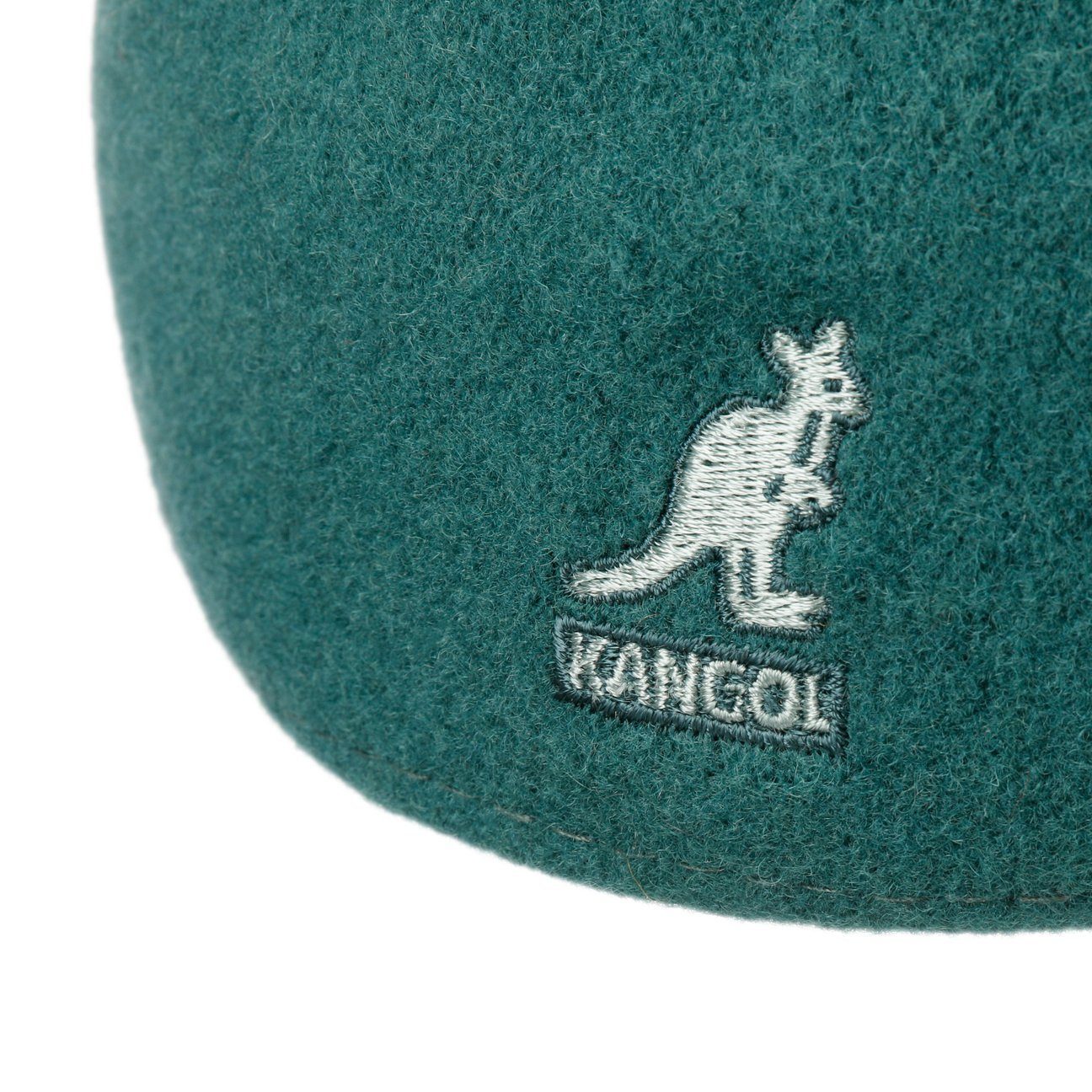 (1-St) mit Schirm Cap Kangol Flat petrol Schiebermütze