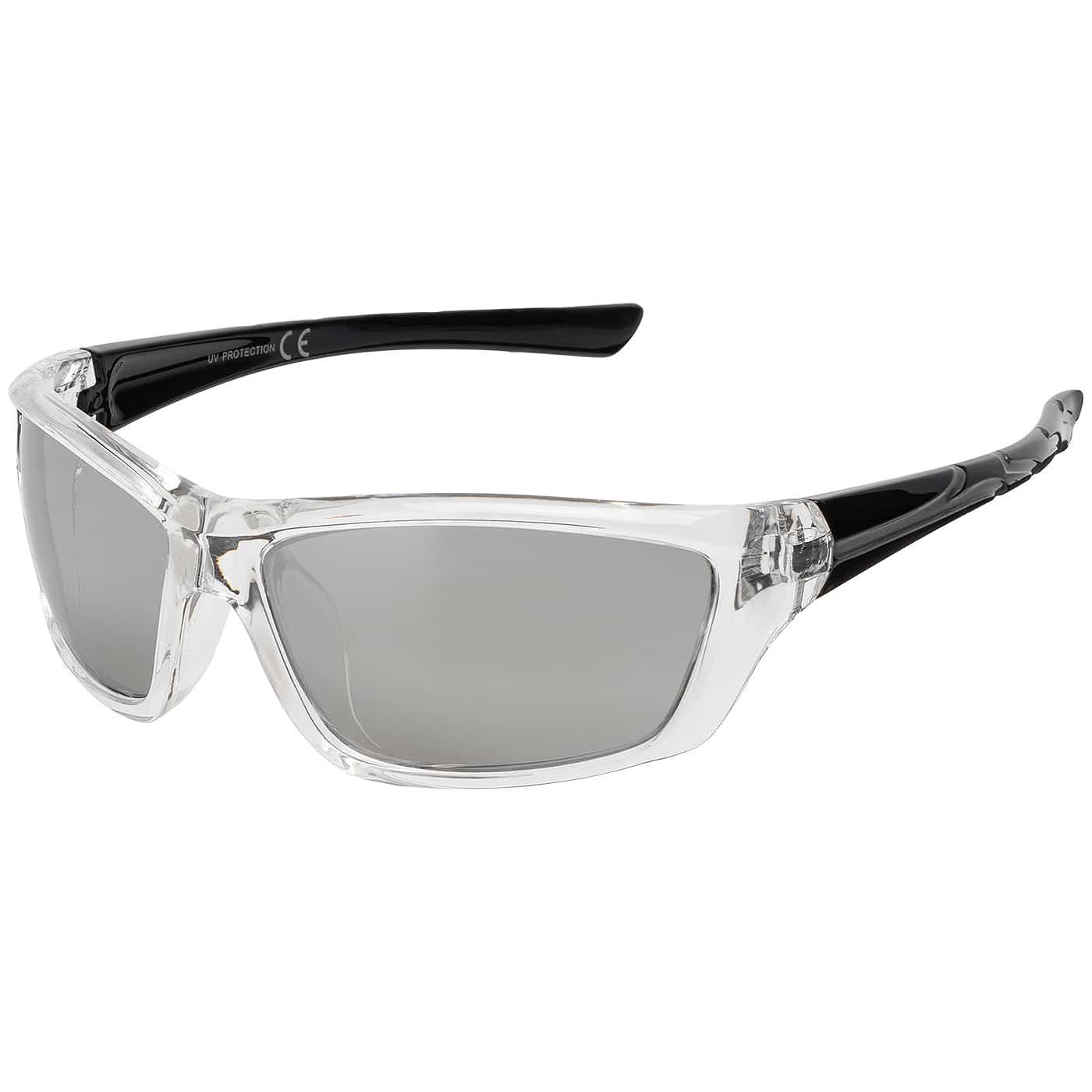 BEZLIT Eyewear Pilotenbrille Unisex Sonnenbrille Sportlich verspiegelt (1-St) mit schwarzen Linsen, Rot/Gelb, Blau und Blau Lila