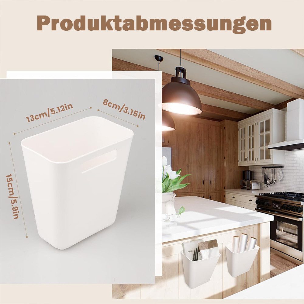 TUWENA Aufbewahrungsbox 4 Stück Küchenschranktür-Aufbewahrungsbox, Wandaufb günstig online kaufen