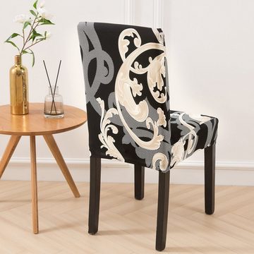 Stuhlhusse »Floral Geometrische Bankett Stuhl Abdeckung, für Esszimmer Party Dekor«, Lapalife, Endurable,Spandex Stretch