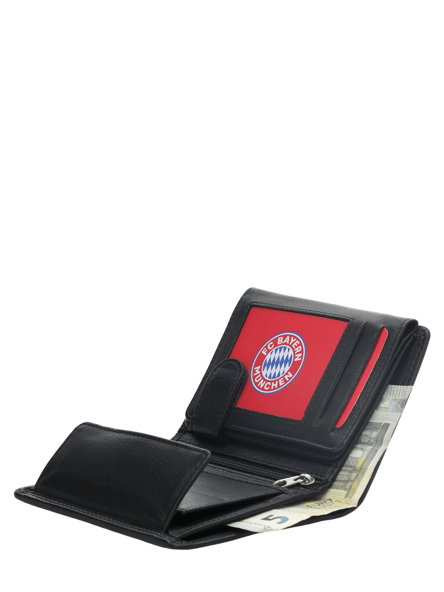 FC Bayern München Geldbörse FC Bayern München I Geldbeutel I Portemonnaie I Pin I Leder I Schwarz