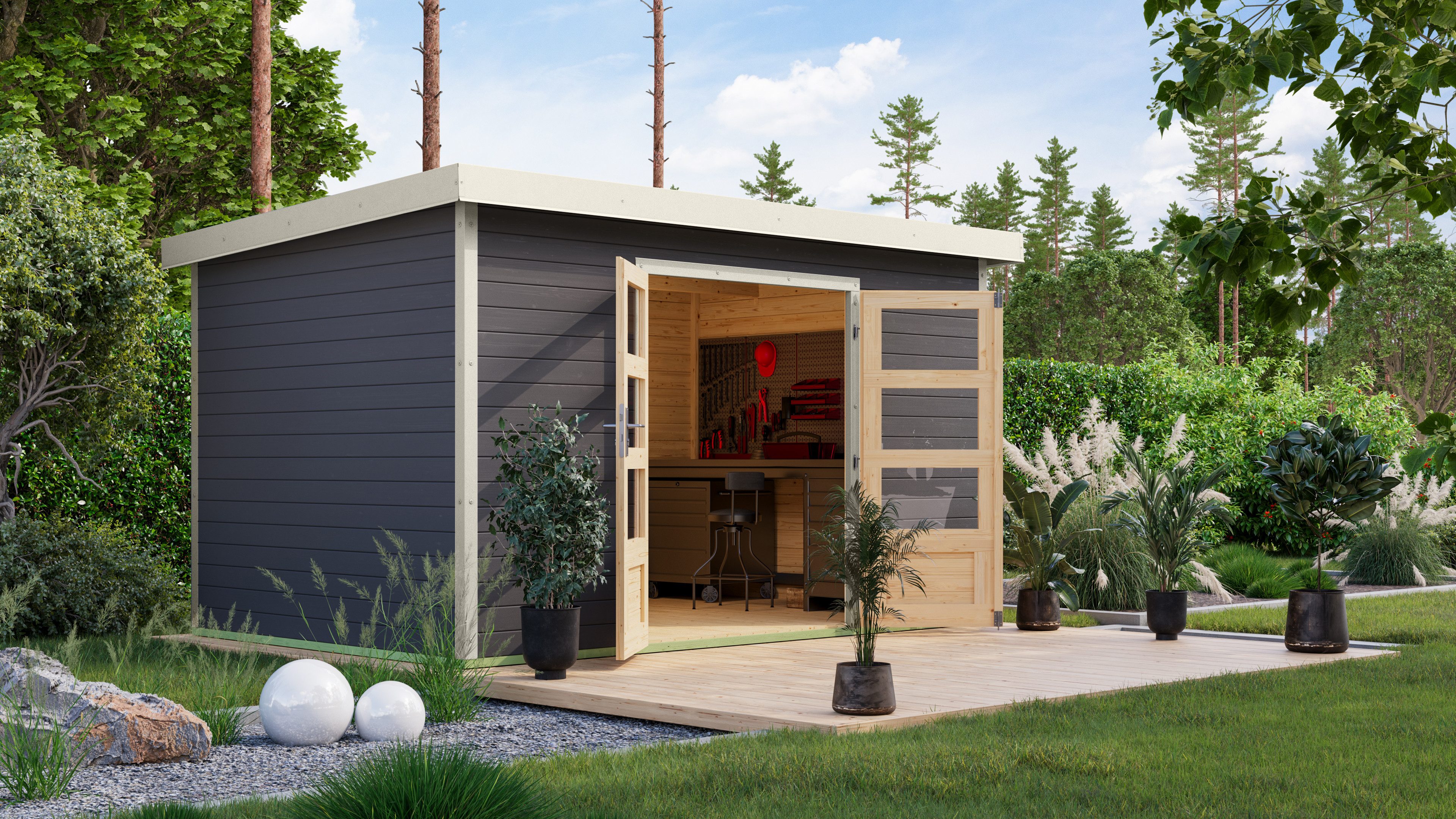 Gartenhaus Pluto 7 B