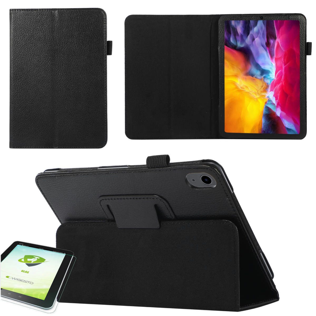 Wigento Tablet-Hülle Kunst-Leder Tasche für Apple iPad Mini 2024 8.3 Zoll / Mini 6 2021