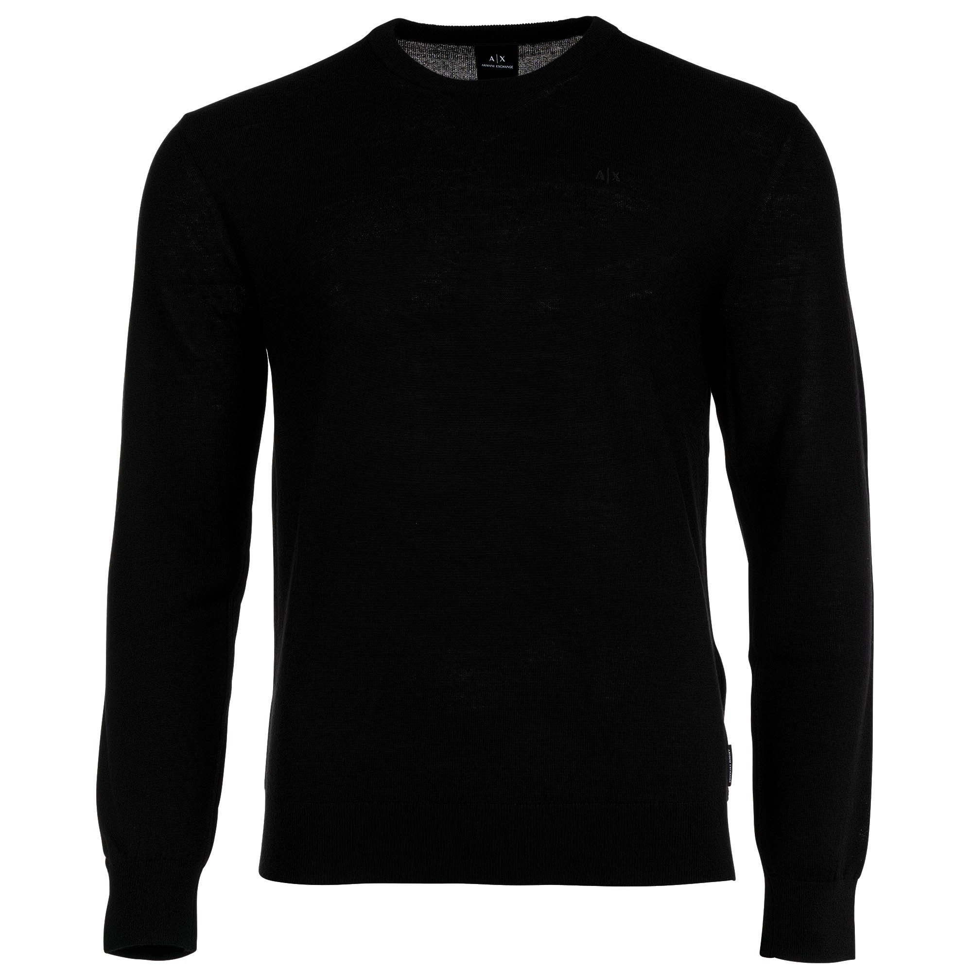 ARMANI EXCHANGE Sweatshirt Herren Strickpullover Wolle