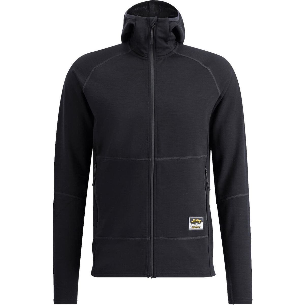 Lundhags Fleecejacke Tived Merino Hoodie M Vielseitiger Woll-Fleece-Hoodie für Herren, ideal für