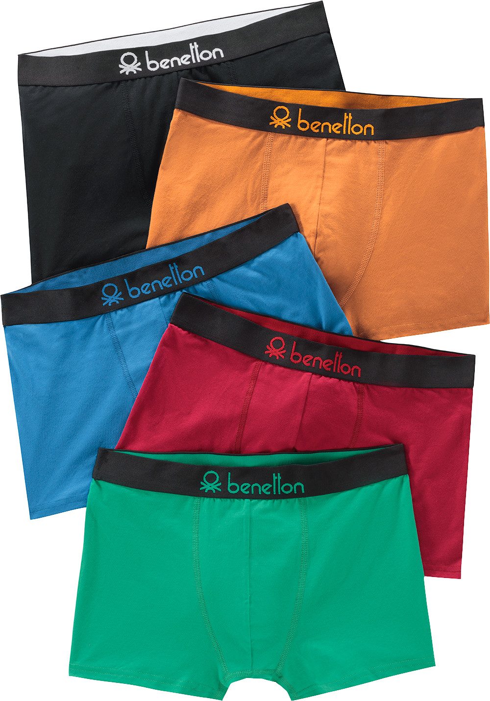 United Colors of Benetton Boxershorts (5er-Pack) Hautfreundlich mit hohem B günstig online kaufen