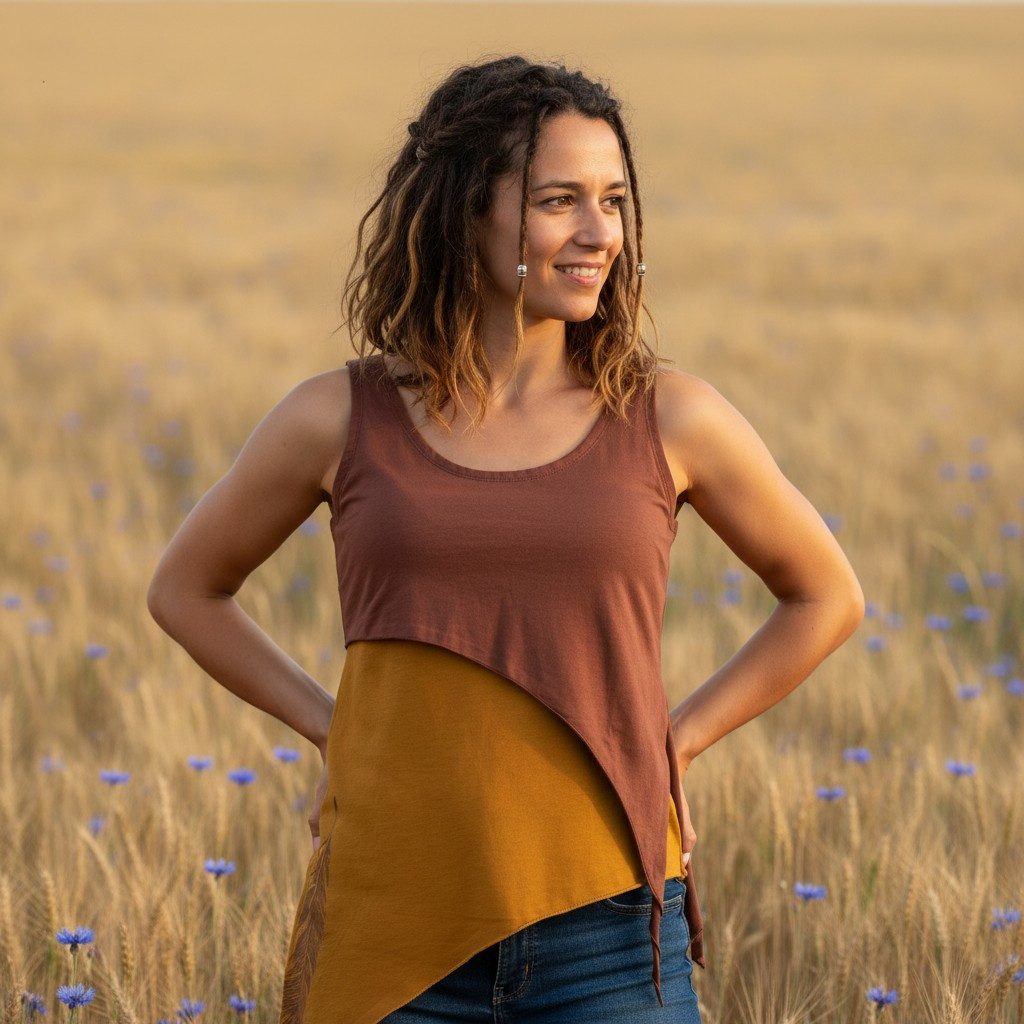 Guru-Shop T-Shirt Festival Elfen Top aus Bio-Baumwolle, Lagentop,.. Festiva günstig online kaufen