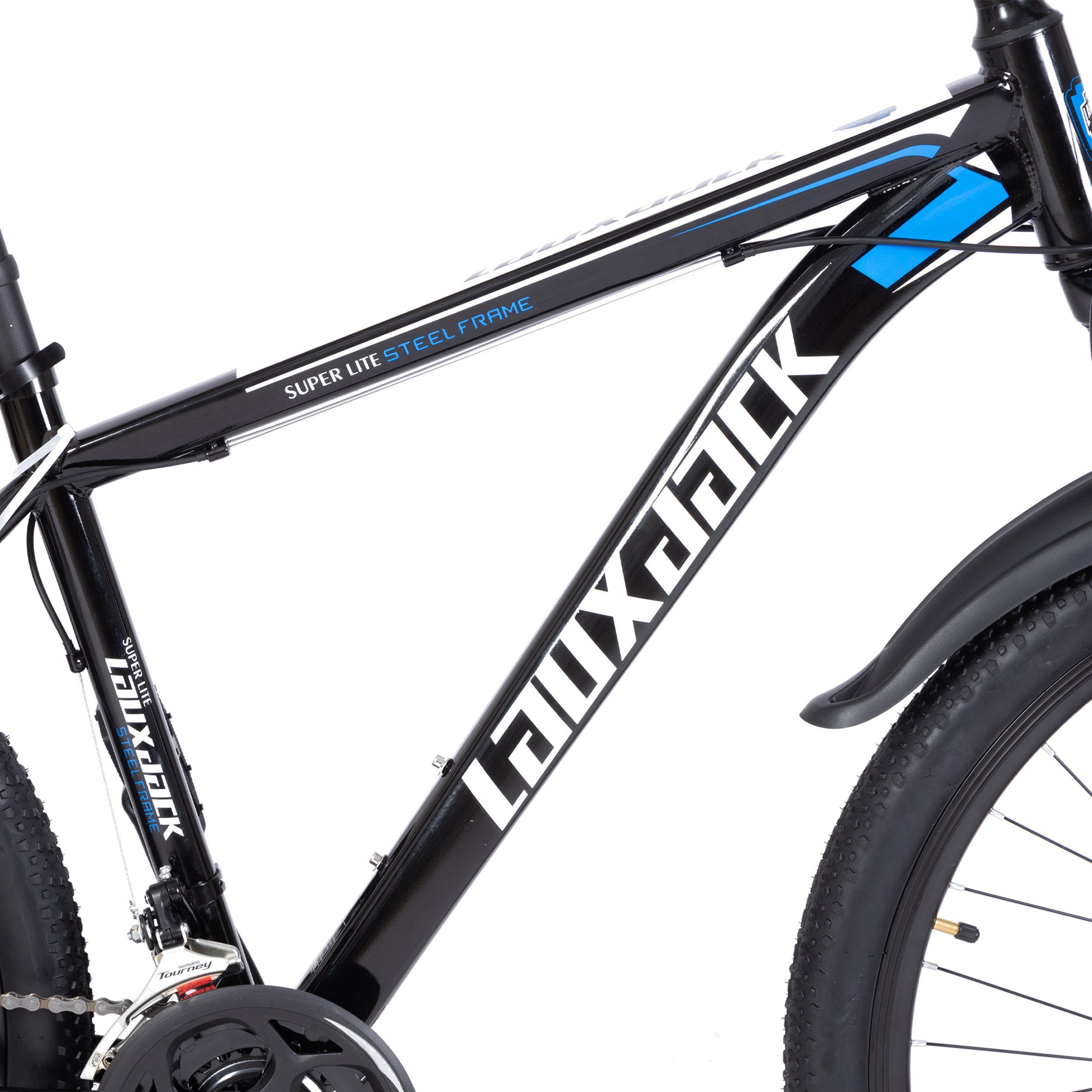 Lauxjack Mountain Bike Lauxjack AX3.0 Bicycle in 26 & 28 inch, Shimano 21-speed, Mountain bike, 21-speed Shimano Tourney RD-TY300/200 rear derailleur, derailleur gears, (set), Tourney RD-TY300/200 rear derailleur, hardtail bicycle, derailleur gears