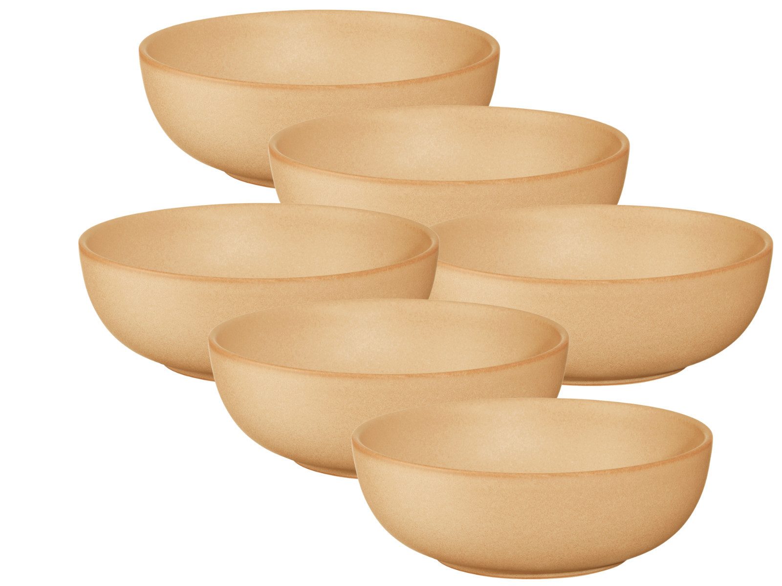 ASA SELECTION Geschirr-Set Saisons Schale almond 0,35 l Set6, Steinzeug, Geschirr