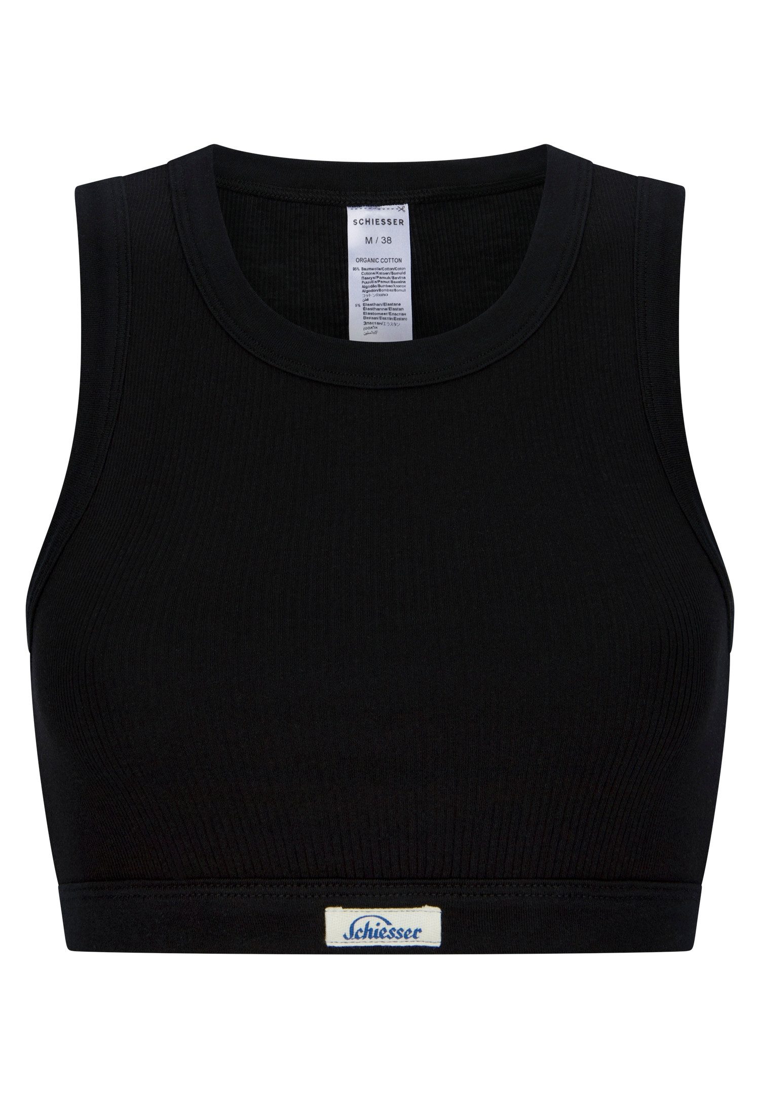 Schiesser Bustier Revival Kollektion Breite Abschlüsse an Dekolleté und Armausschnitt