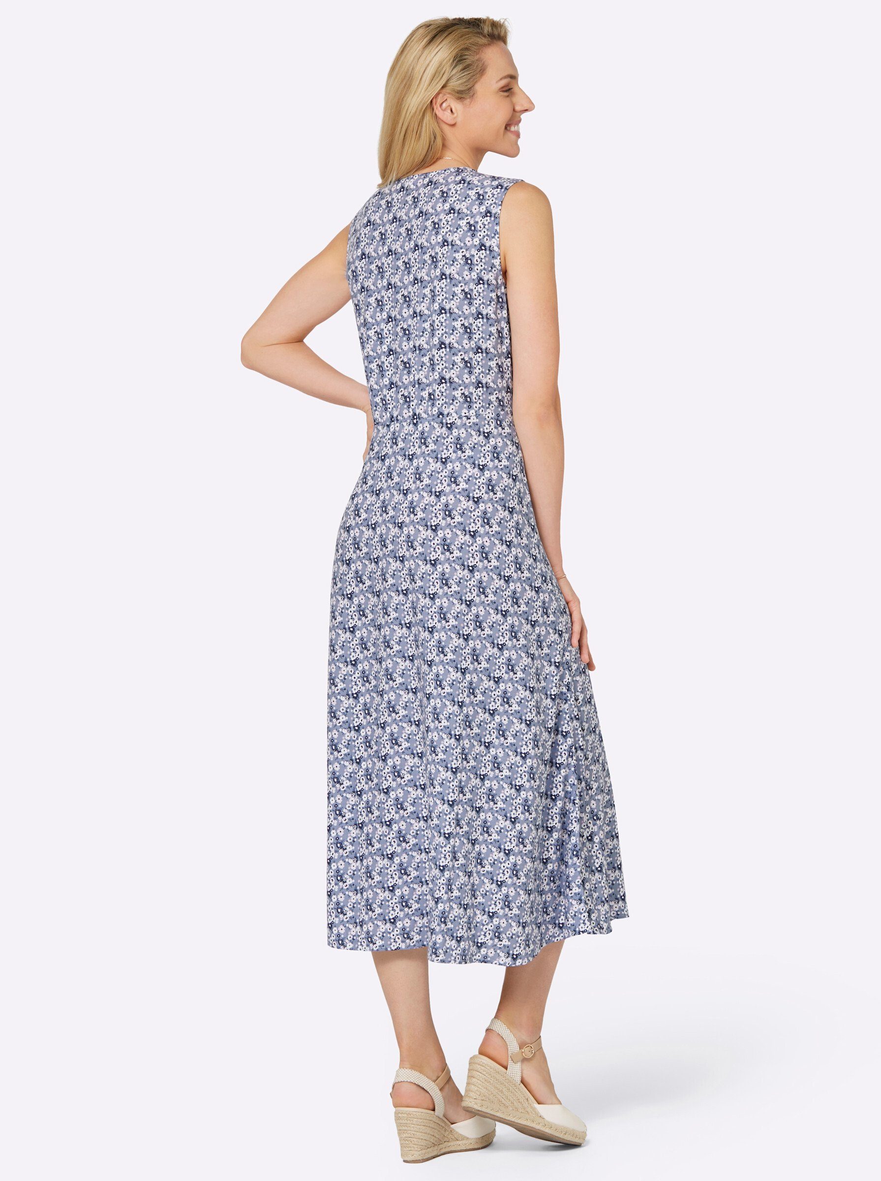 Witt Etuikleid Druck-Kleid Ärmellos