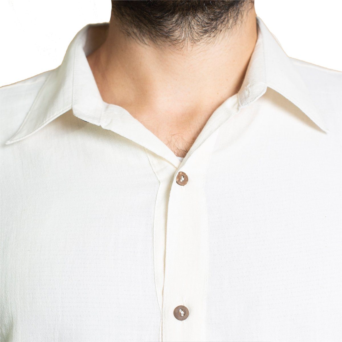 PANASIAM Langarmhemd Unisex Sommerhemd mit Kragen günstig online kaufen