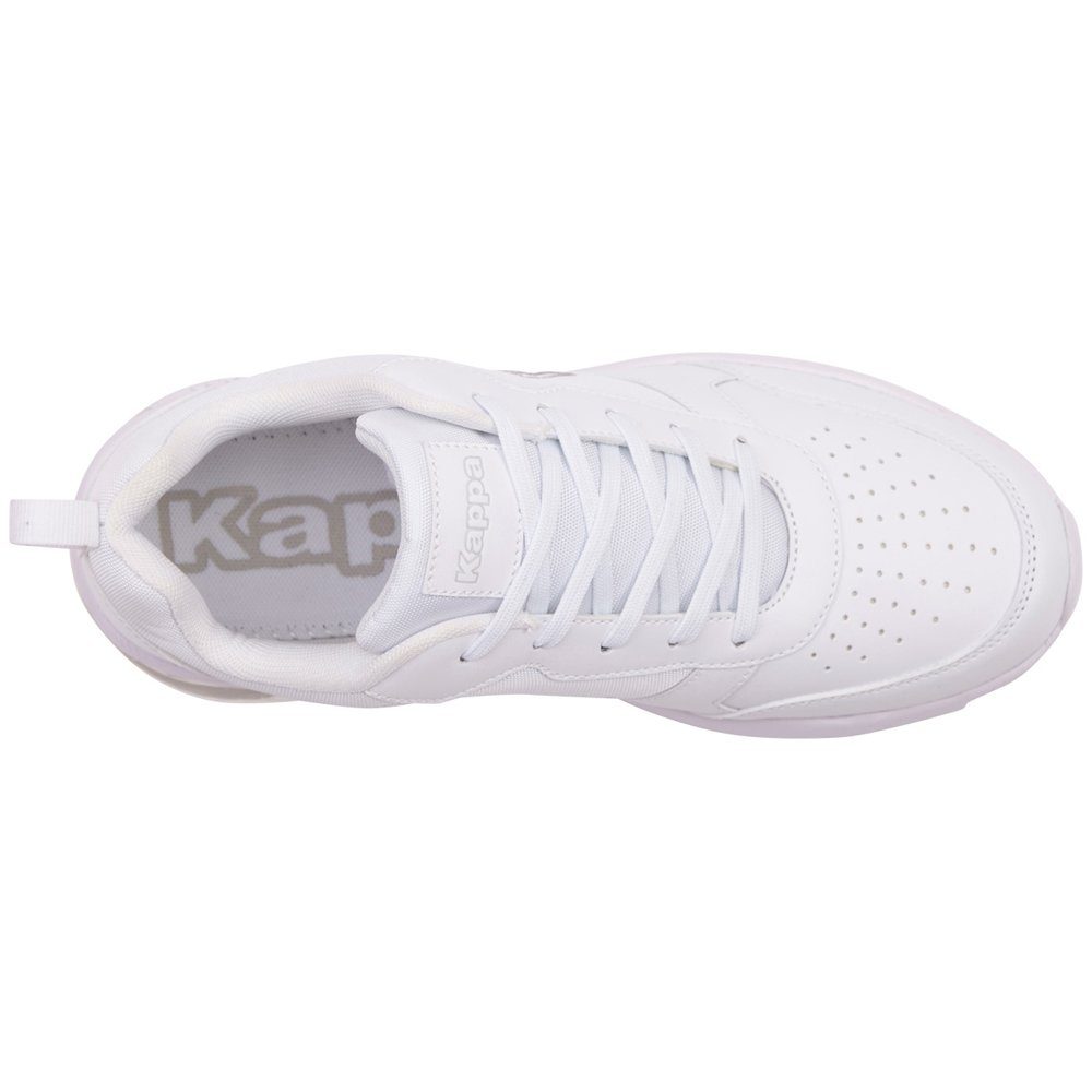 Sohle der white-l'grey Sneaker in sichtbarem Kappa mit Luftkissen