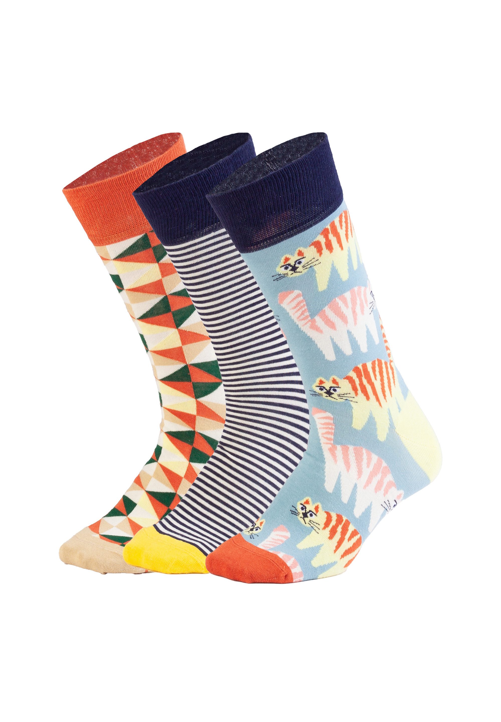 DillySocks Basicsocken Purrfect Mania Aus Baumwolle & recyceltem Polyamid
