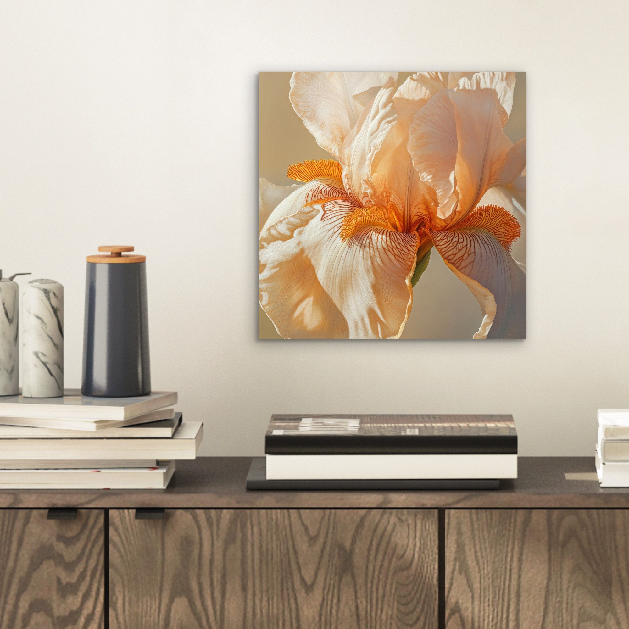 MuchoWow Metallbild Nahaufnahme - Orange - günstig online kaufen