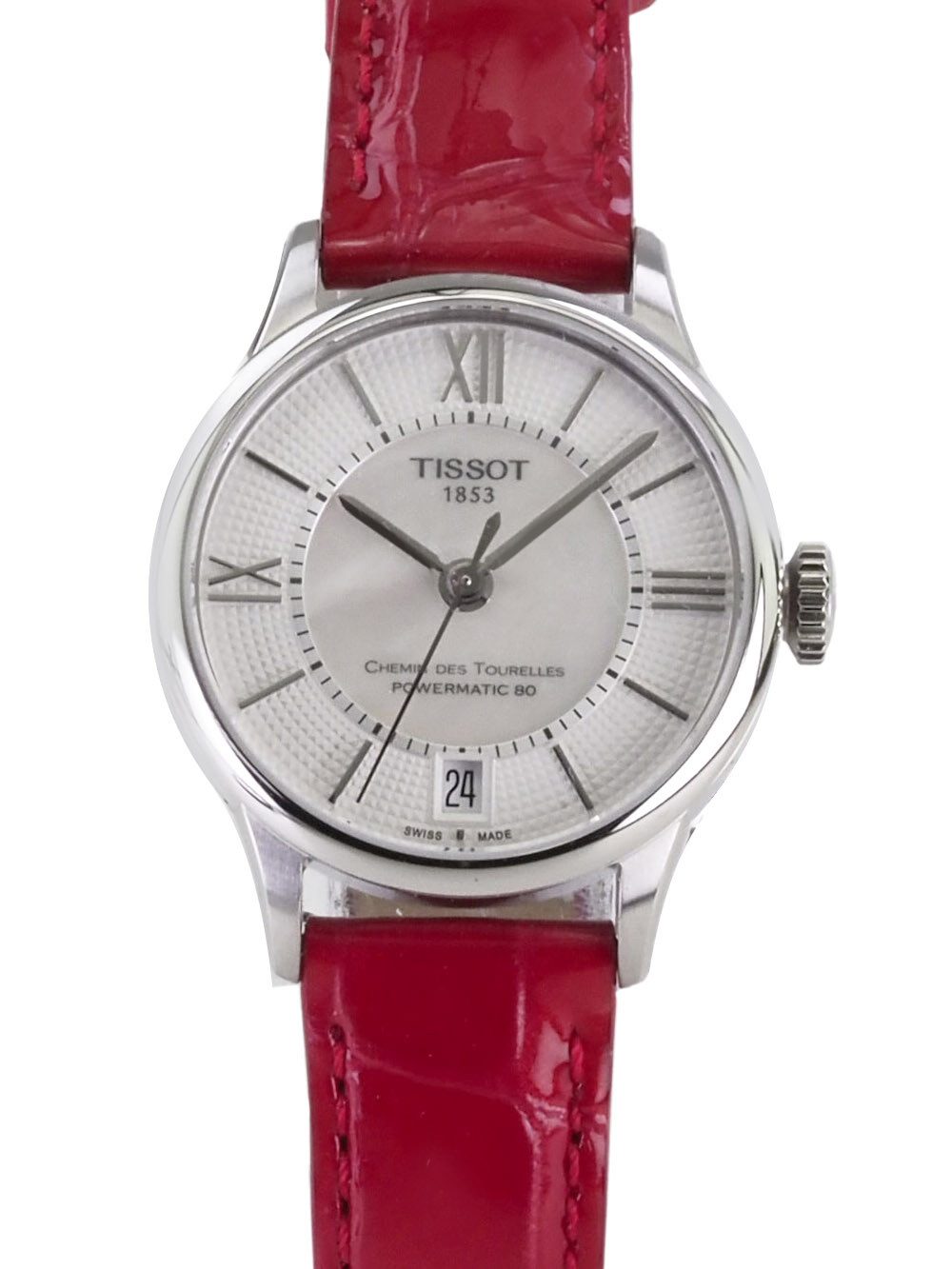 Tissot Automatikuhr schweizer Damen Uhr 32 mm Ø T0992071611800 Chemin Des Tourelles, Saphirglas und Glasboden