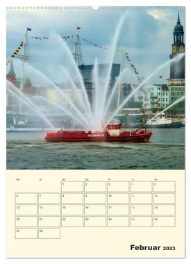 CALVENDO Wandkalender Feuerwehr - im Einsatz weltweit (Premium, hochwertiger DIN A2 Wandkalender 2023, Kunstdruck in Hochglanz)