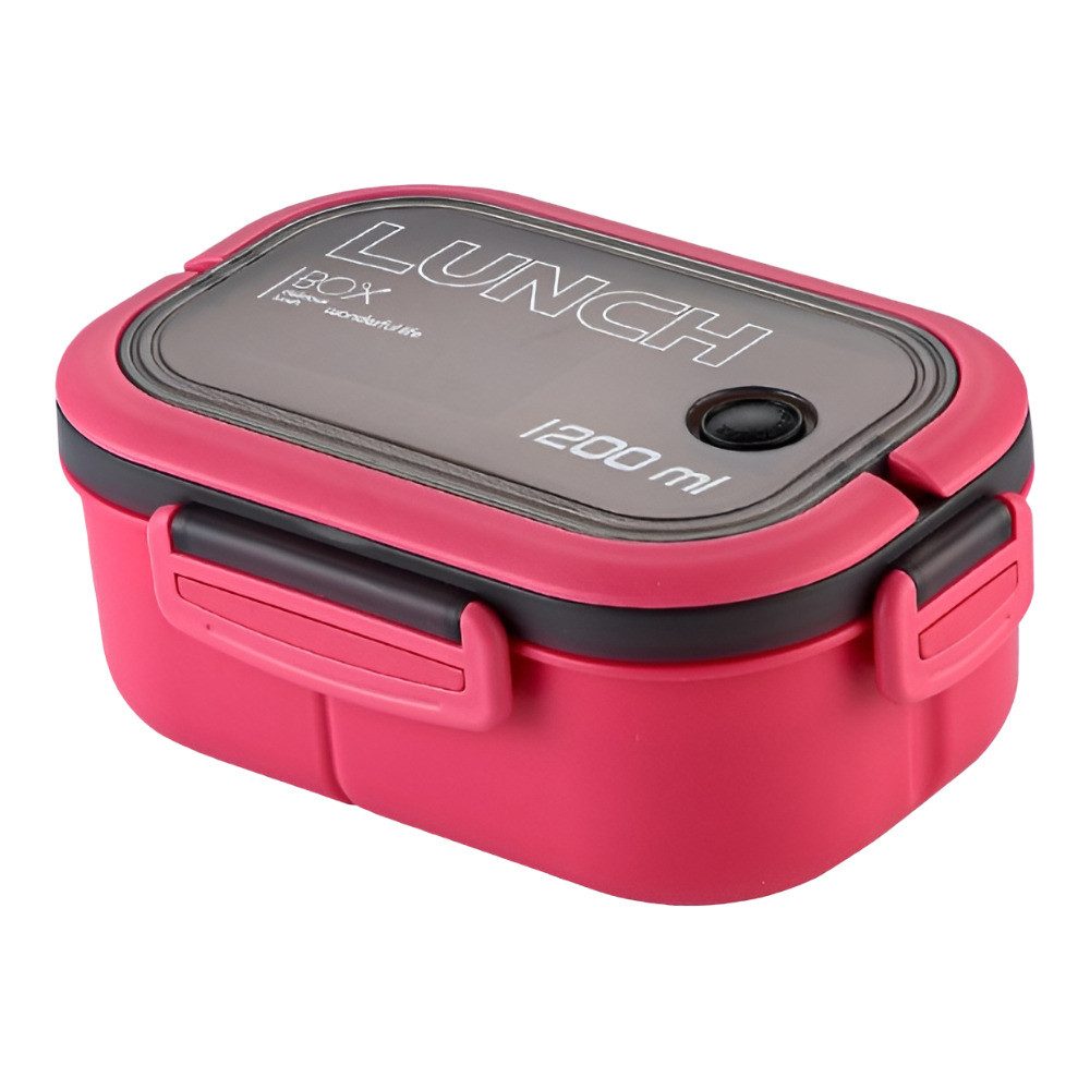 WS-Trend Lunchbox 3-teiliges Kinder-Lunch-Set – Brotdose 1200 ml mit Doppel-Fächer Be, (3-tlg)