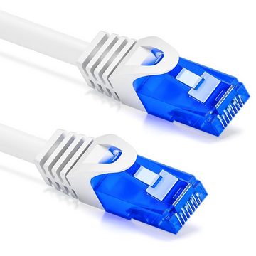 deleyCON deleyCON 5x 1m CAT6 Patchkabel Netzwerkkabel Gigabit LAN U/UTP RJ45 LAN-Kabel