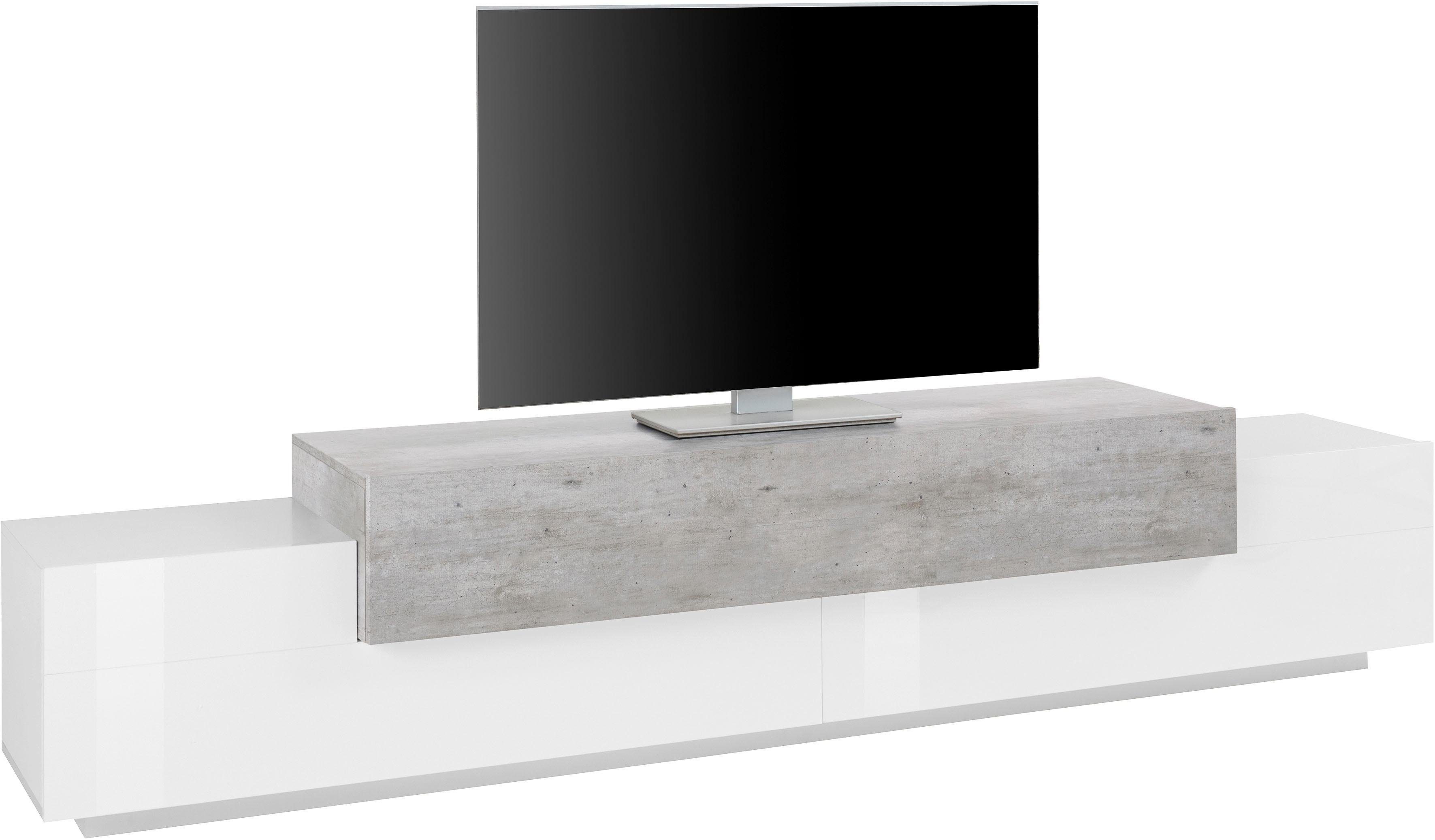 INOSIGN Lowboard "Coro,Lowboard,TV-Kommode,TV-Möbel,TV-Bank", mit 3 Klappen günstig online kaufen