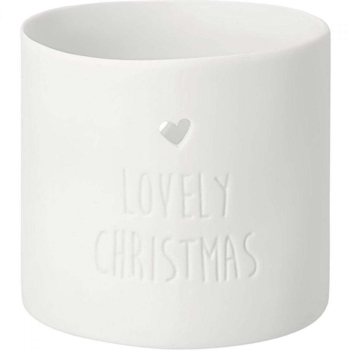 Räder Windlicht Design Teelichthalter Lovely Christmas (6,5x6,5cm)