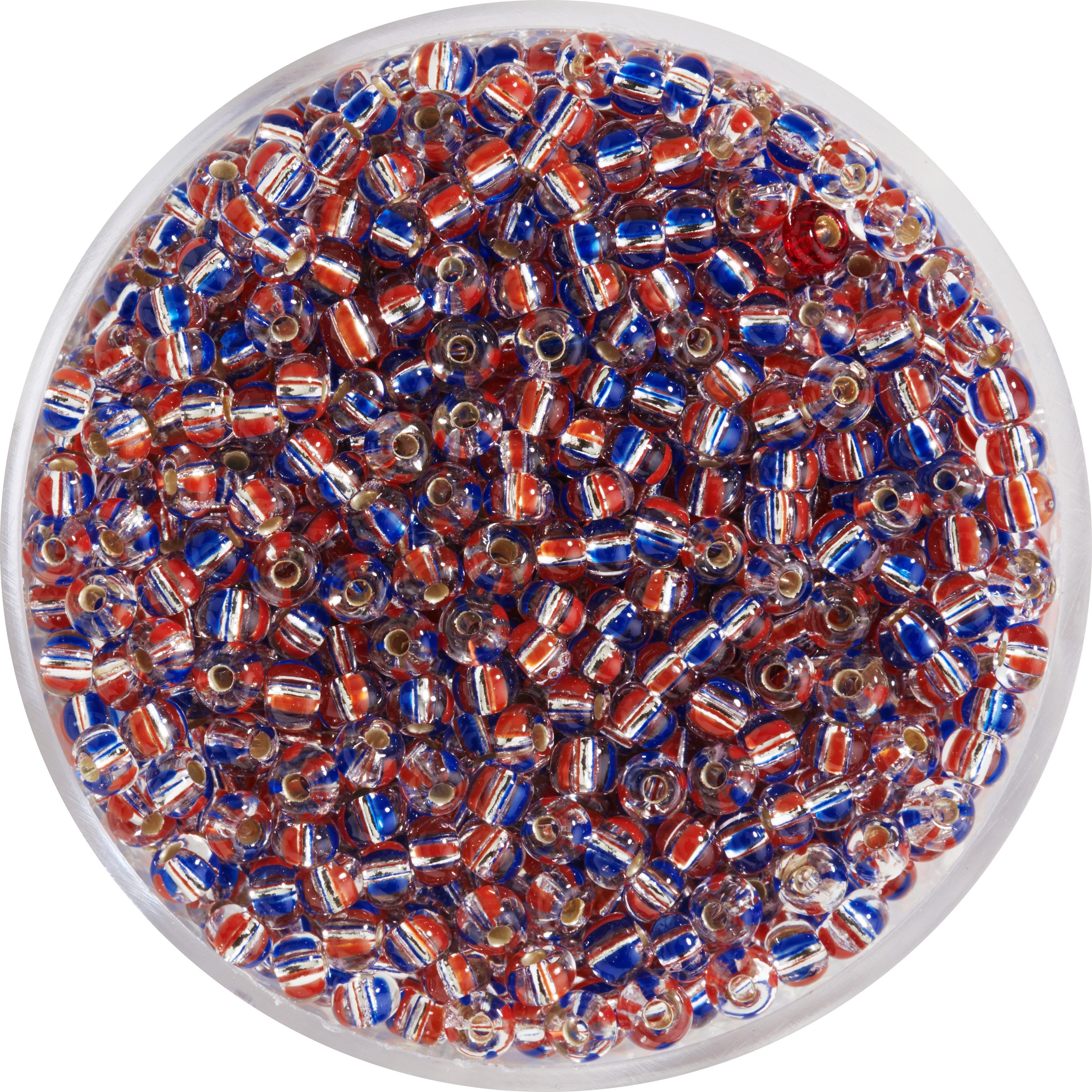 Pracht Bastelperlen Rocailles, Kristall, 2,6 mm