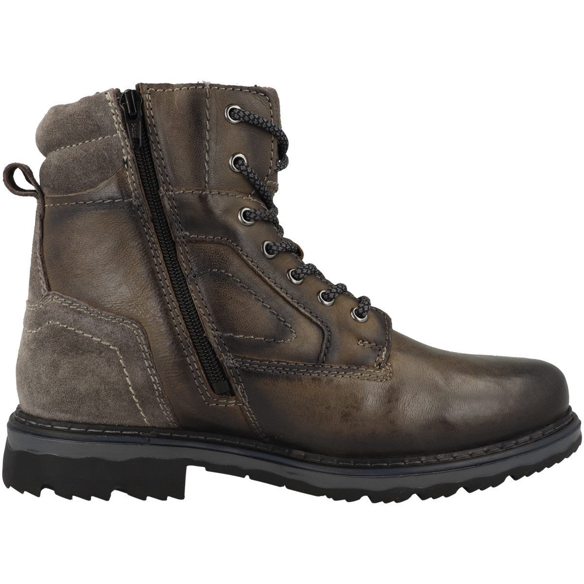 Dockers by Gerli 51GL102 Herren Schnürboots Stiefeletten, Stiefel, Winterstiefel, Winterboots, Schneestiefel