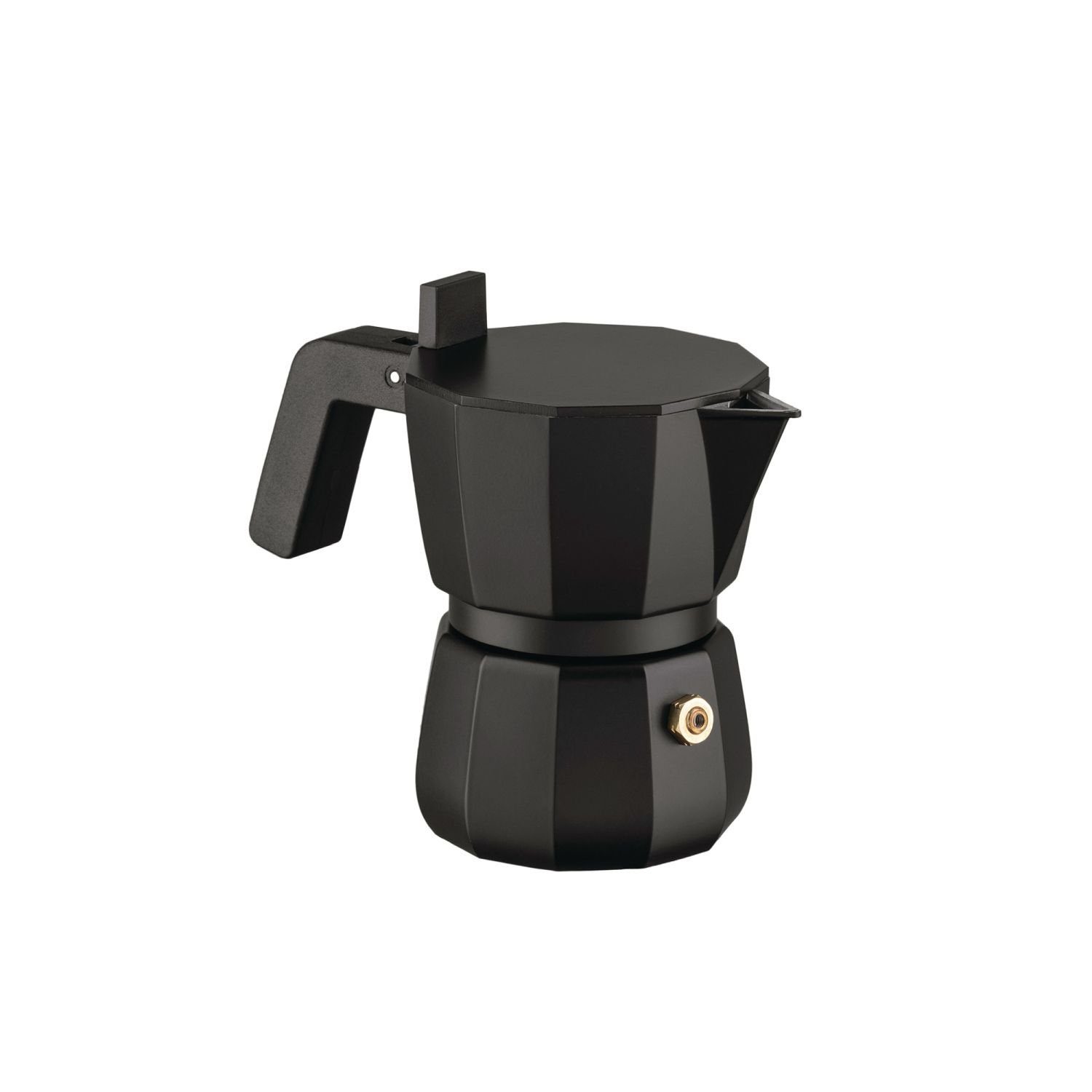 Schwarz Espressokocher Kaffeekanne Tasse, 0,07l Moka für Alessi 1