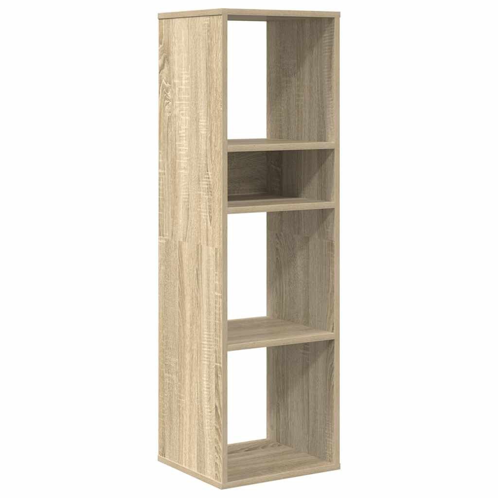 vidaXL Bücherregal Bücherregal Sonoma-Eiche 34x31x112 cm Holzwerkstoff, 1-t günstig online kaufen