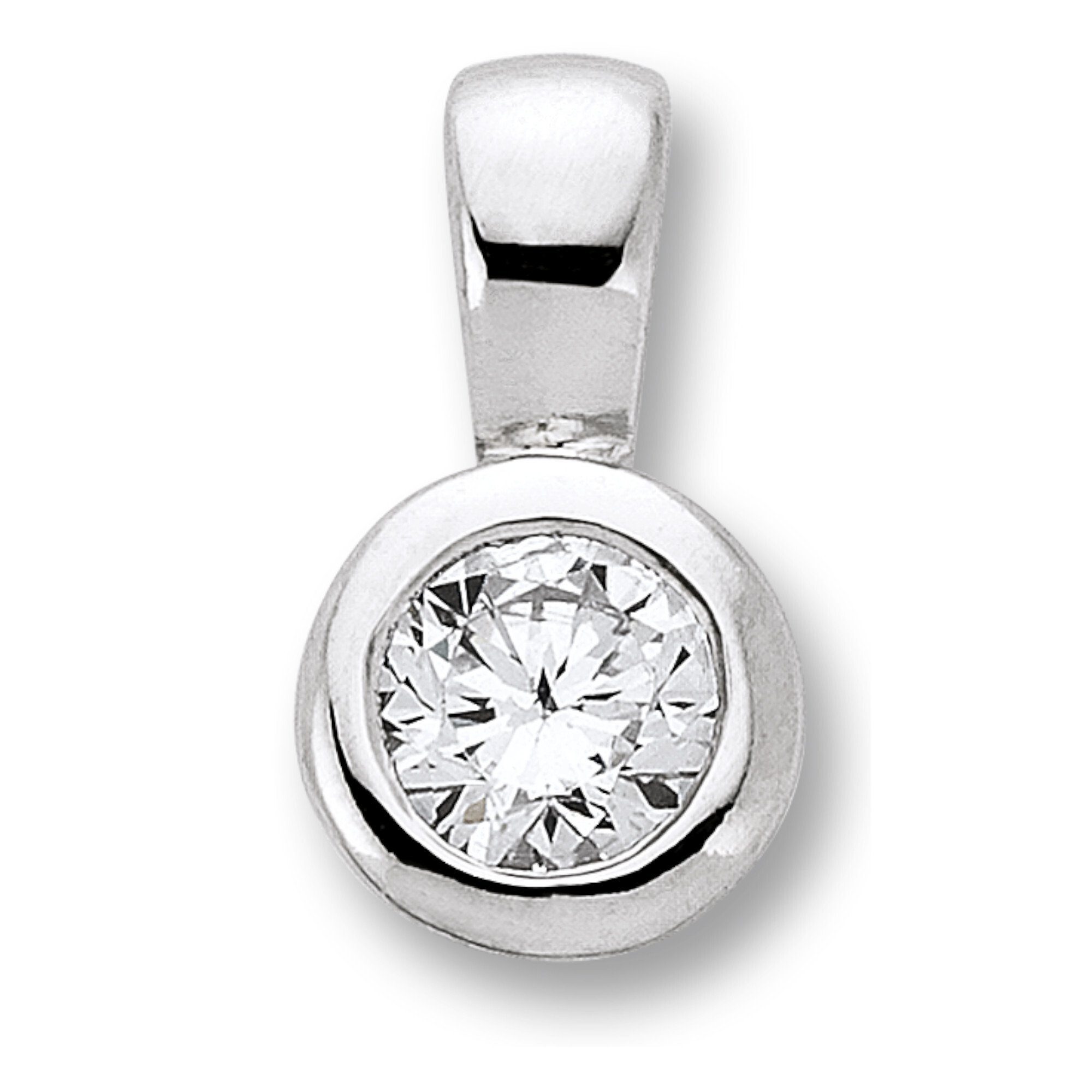 Kettenanhänger Zirkonia Anhänger aus 925 Silber