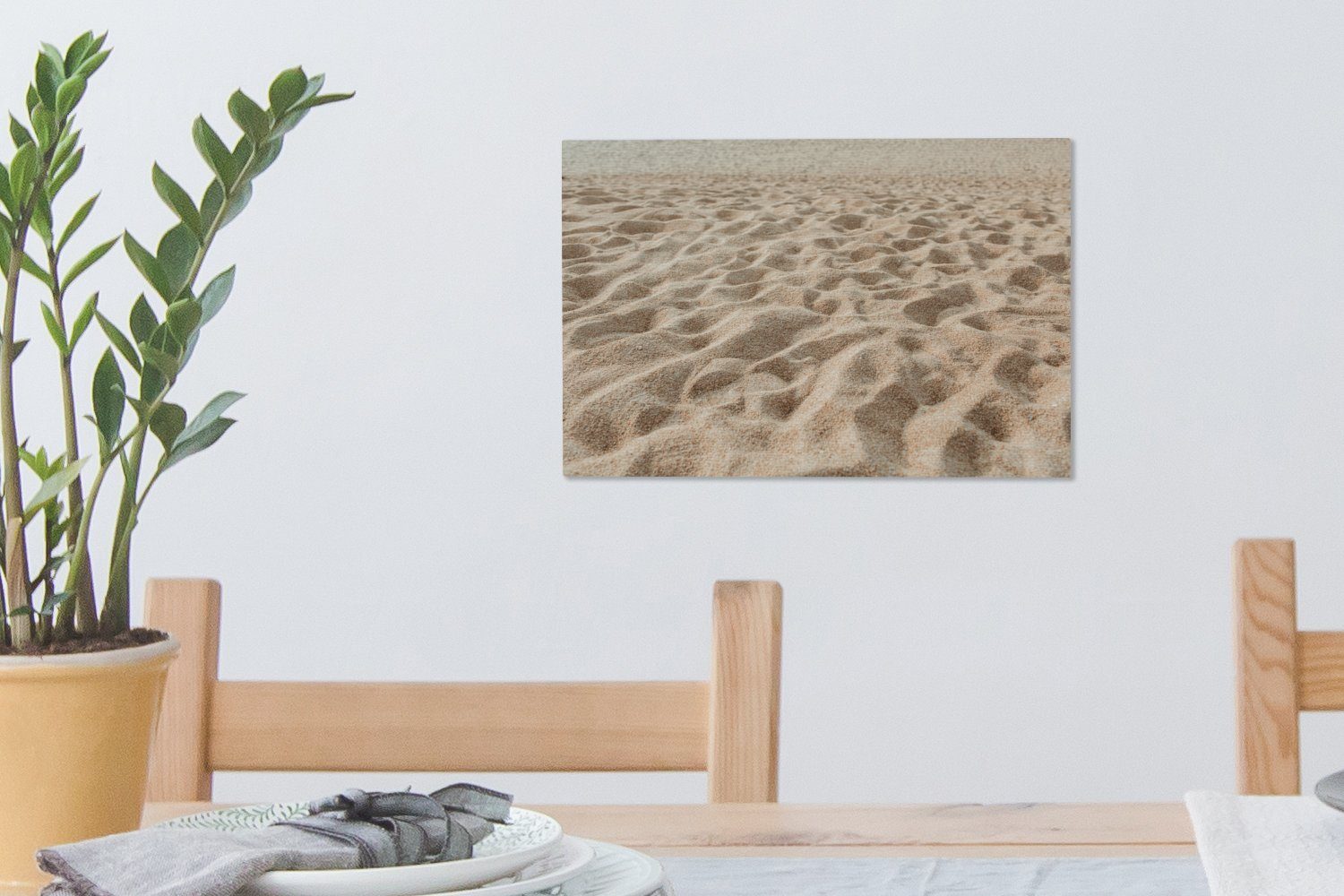OneMillionCanvasses® Leinwandbild Sommer - Sand (1 Leinwandbilder, Aufhängefertig, Wandbild - St), cm Wanddeko, 30x20 Strand