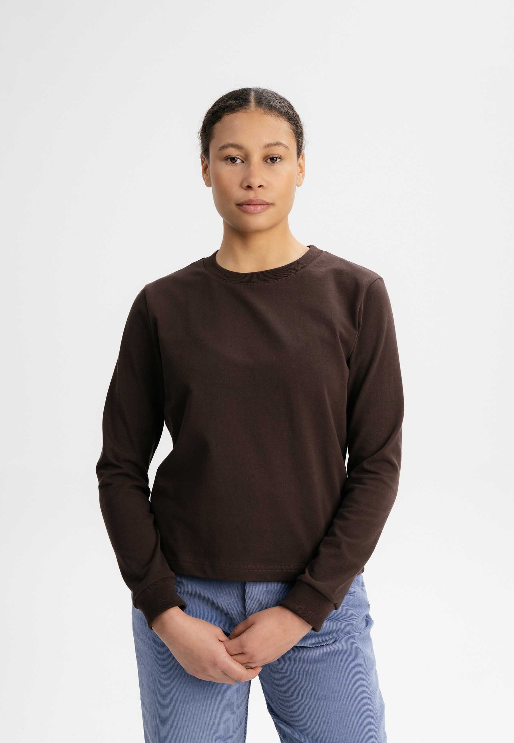 MELA Langarmshirt Damen Langarmshirt schwer AASTHA günstig online kaufen