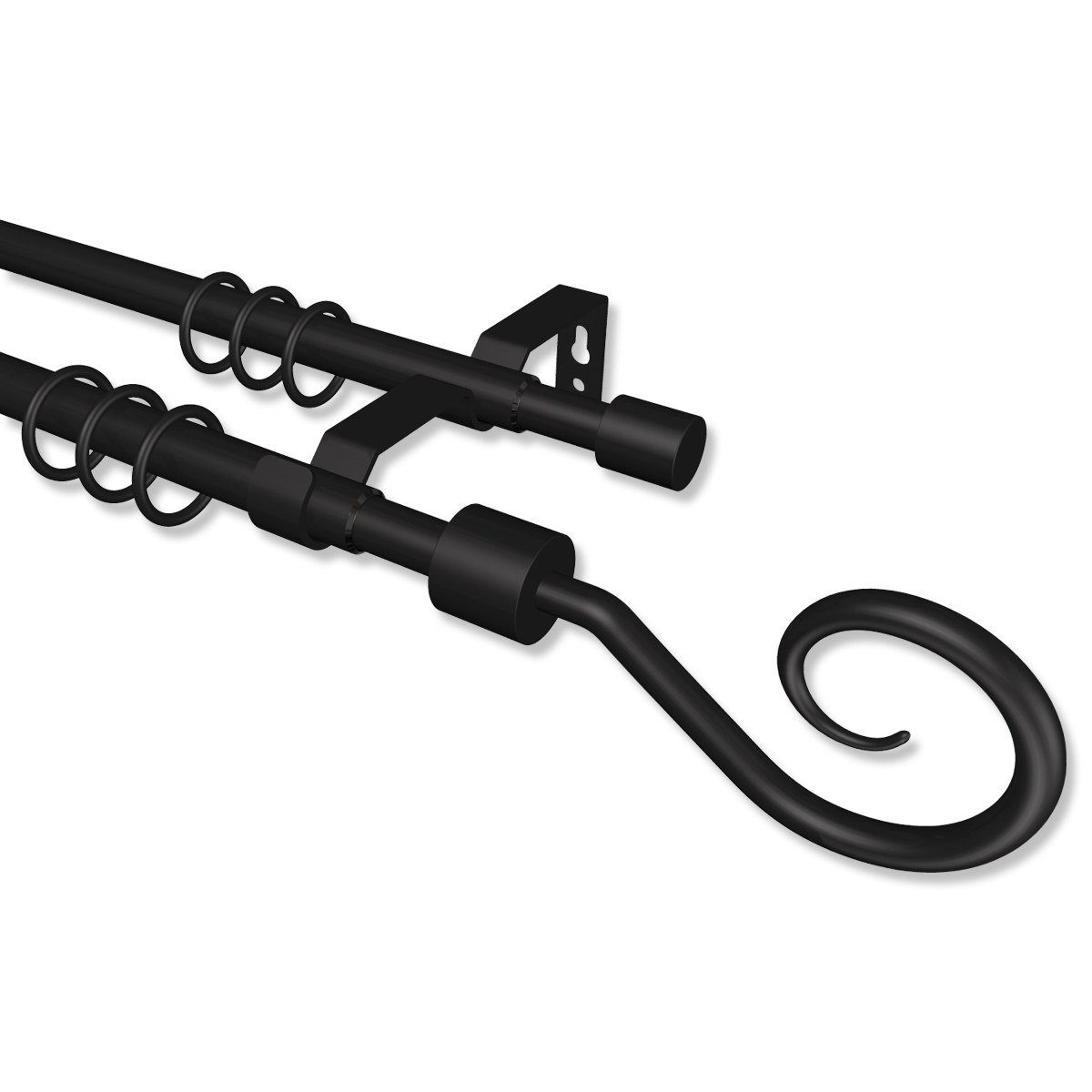 INTERDECO Gardinenstange Hera Helix, 2-läufig, Ø günstig online kaufen