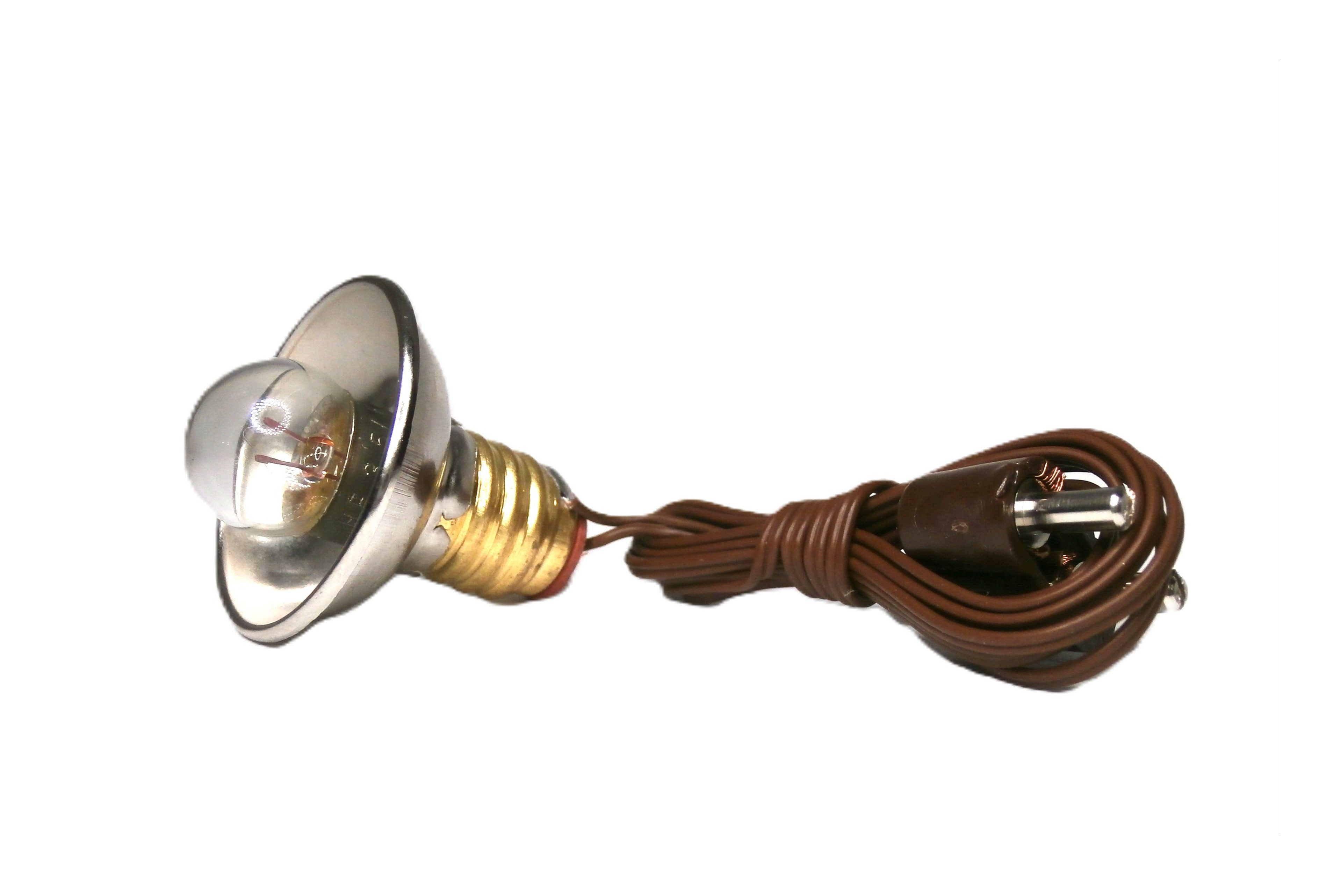 BELI-BECO Krippen-Zubehör Beli-Beco 371 Skalenlampe (3.5V, Sockel E10), Klar mit Reflektor Strahler