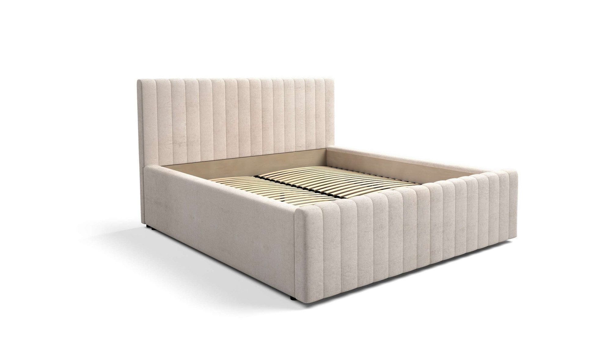 Home affaire Polsterbett MOIVRE wahlweise mit/ohne Bettkasten, Breite Liege günstig online kaufen