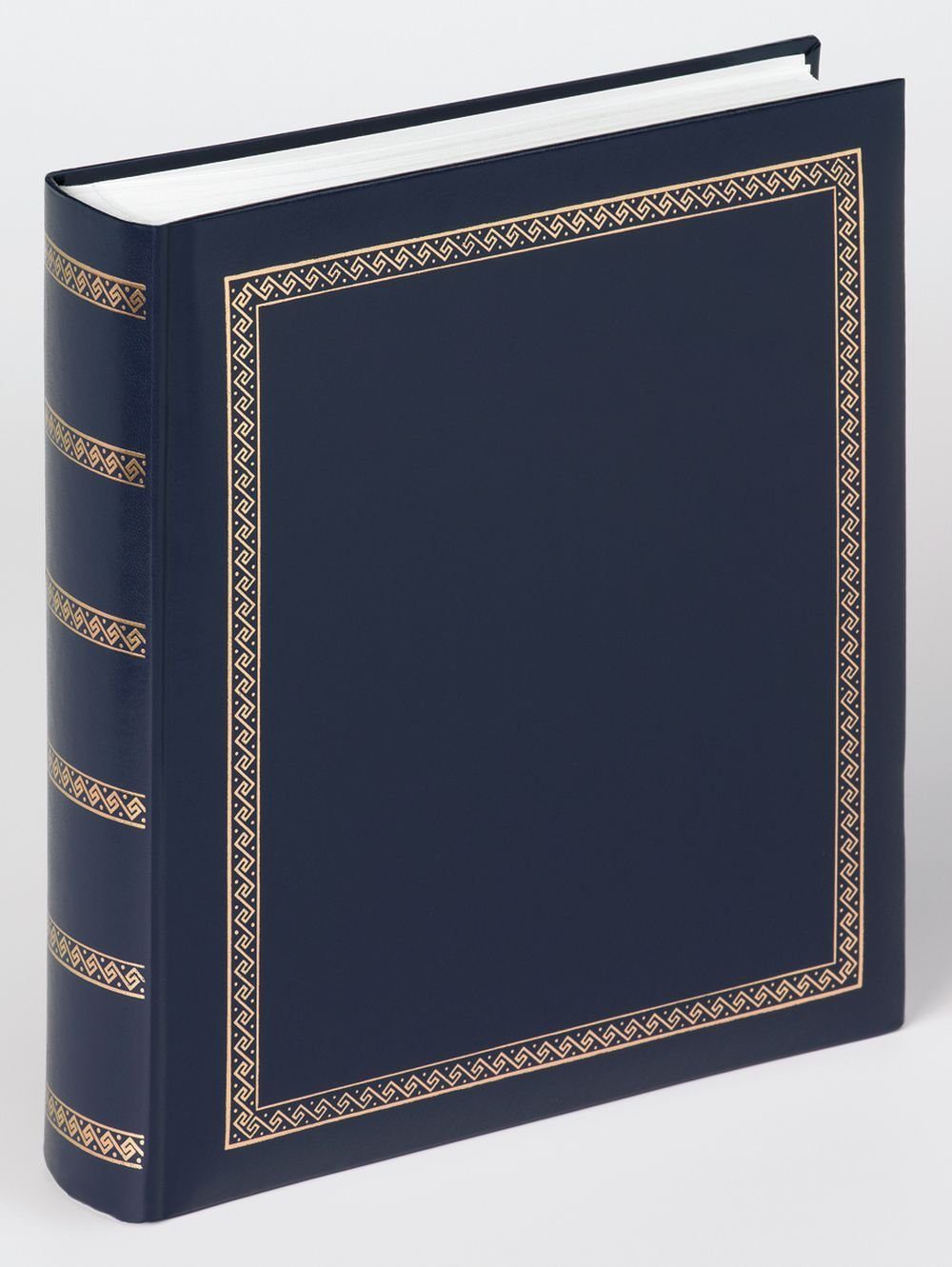 Walther Design Fotoalbum Classicalbum DAS SCHICKE DICKE, buchgebundenes Album, Kunstleder mit Goldprägung