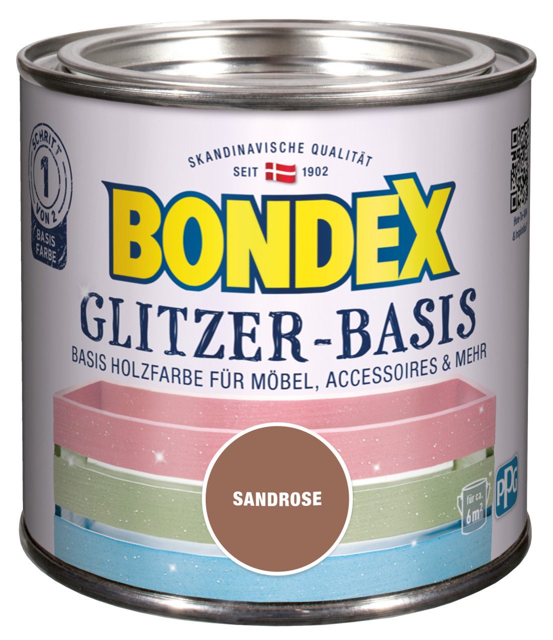 Bondex Holzschutzlasur Bondex Glitzer-Basis 500 ml basis sandrose