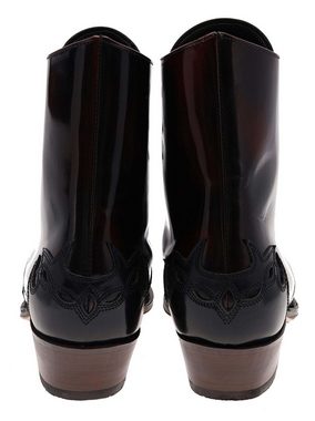 Sendra Boots 11699 Negro Fuxia Damen Westernstiefelette Schwarz Rot Stiefelette
