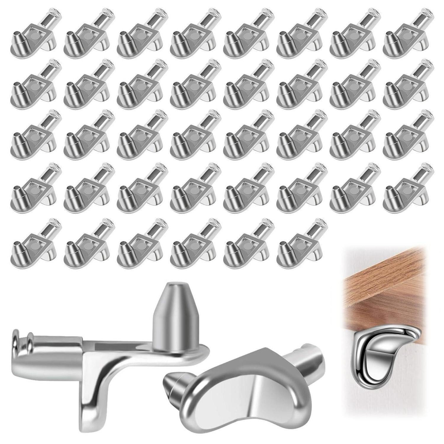 LuxusKollektion Wandregalhalter Regalbodenhalter L-Form 5mm 40er Set, 40-tlg.