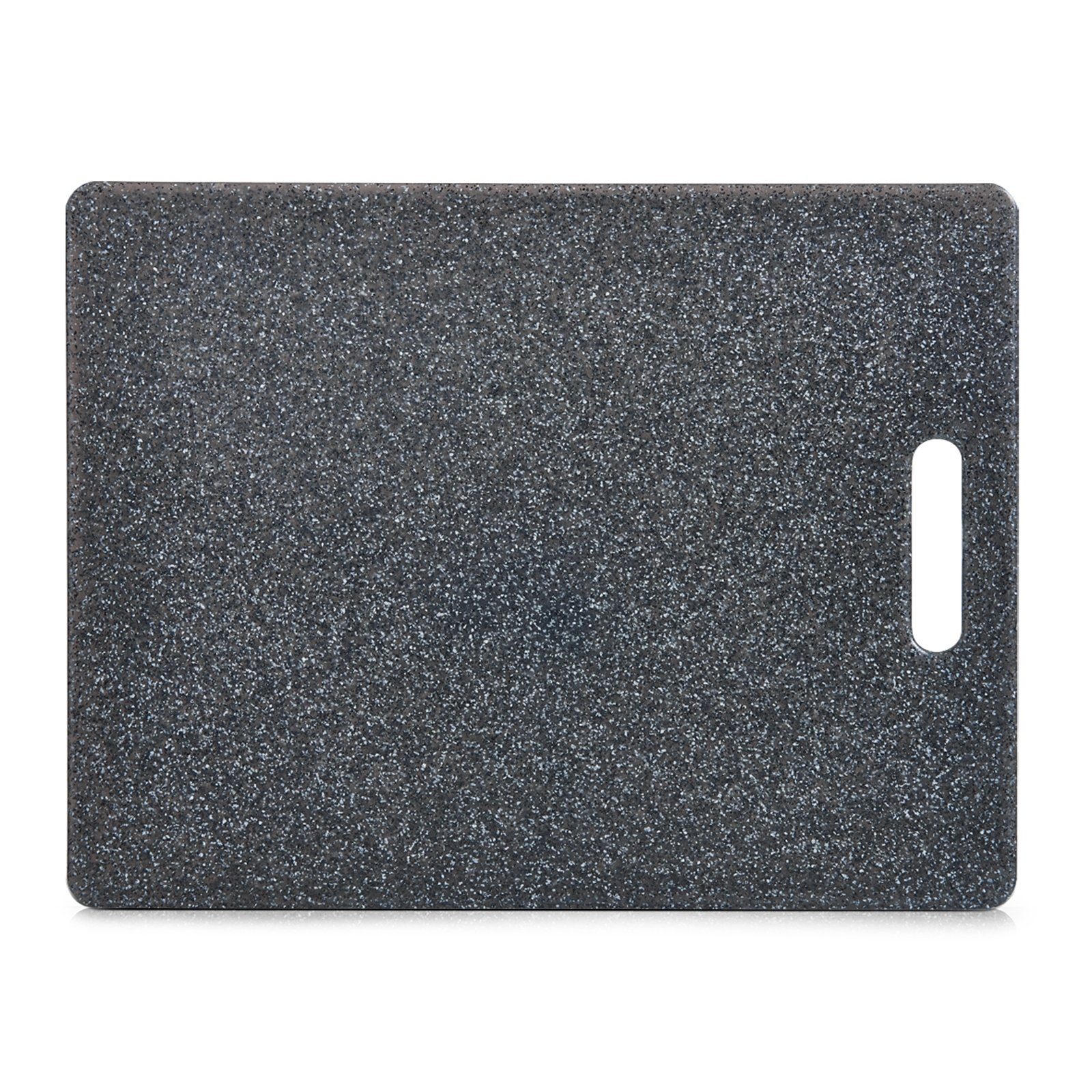 Schneidebrett Schneidbrett 36,5 x 27,5 cm Granitoptik Anthrazit