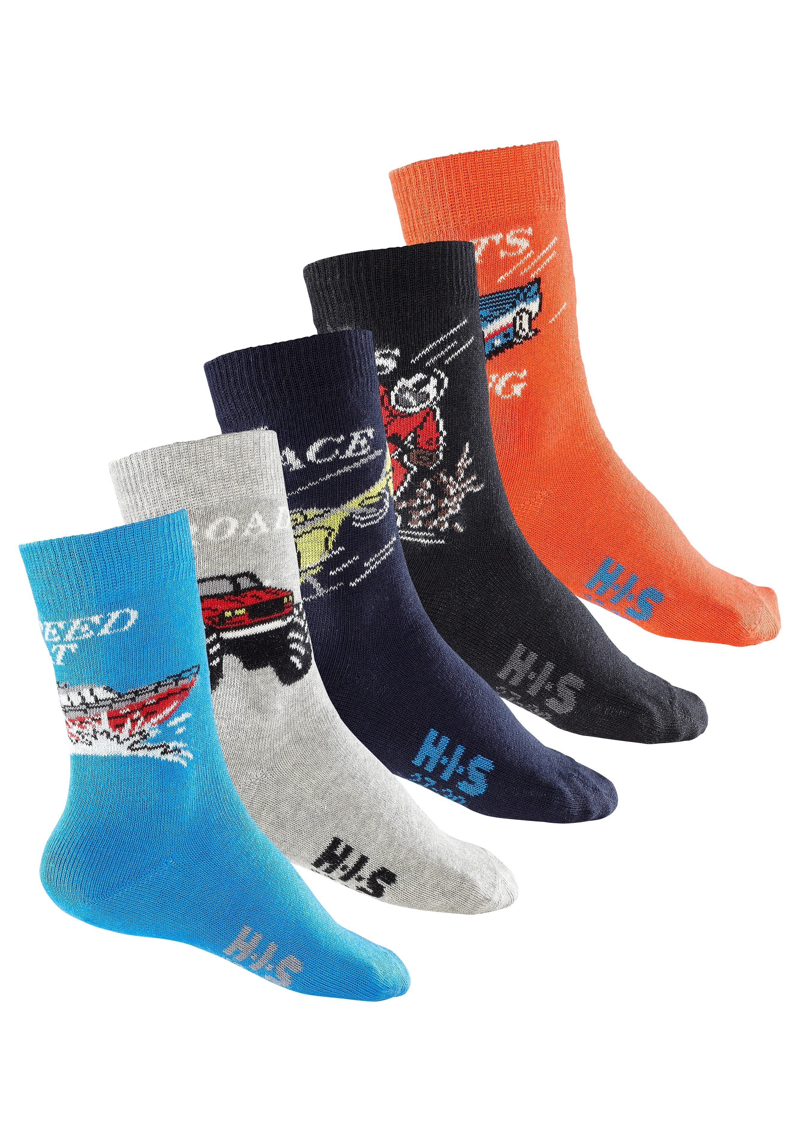 H.I.S Socken (Packung, 5-Paar) mit Automotiven