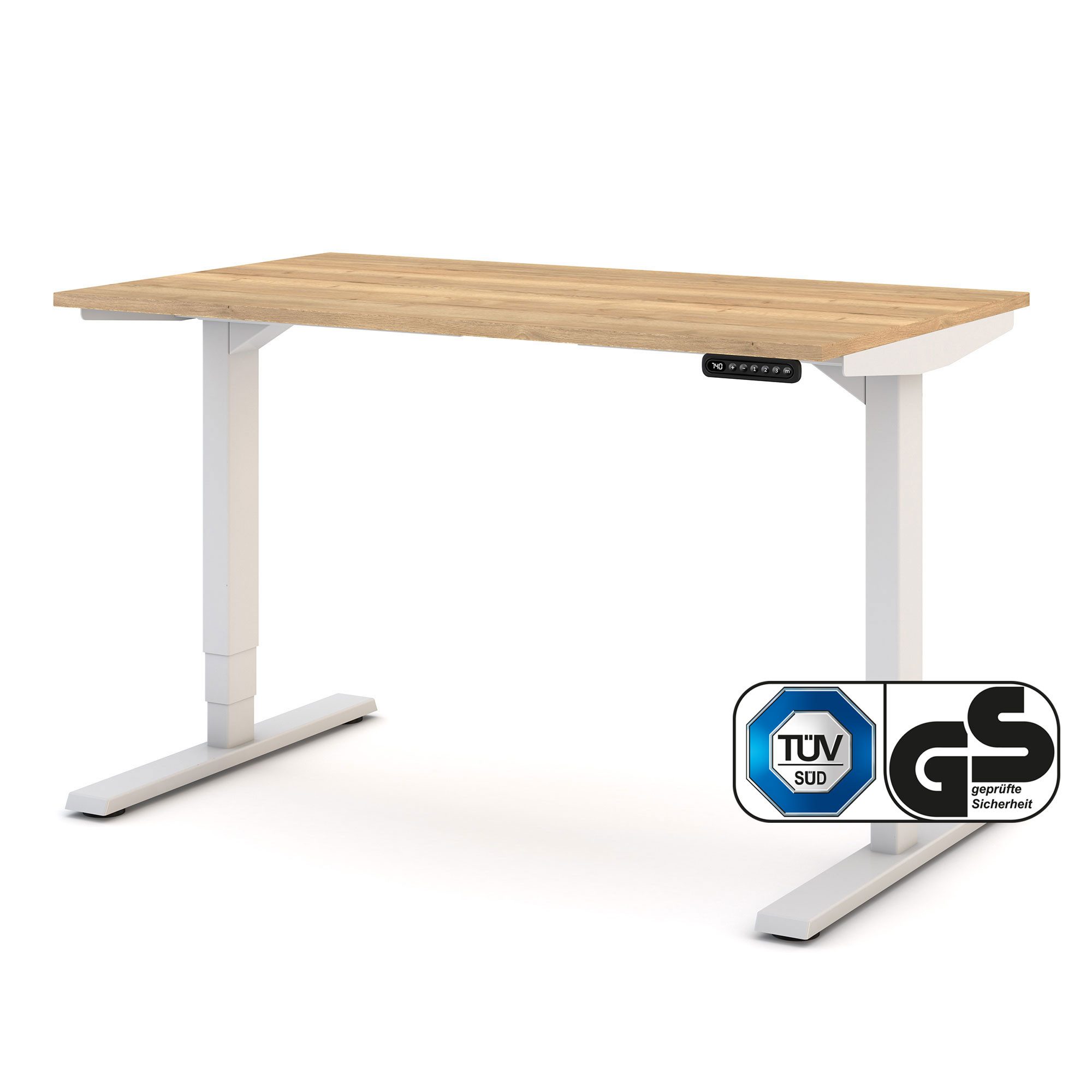 ASSMANN Büromöbel Schreibtisch Y-LINE (120x70cm Weiß günstig online kaufen